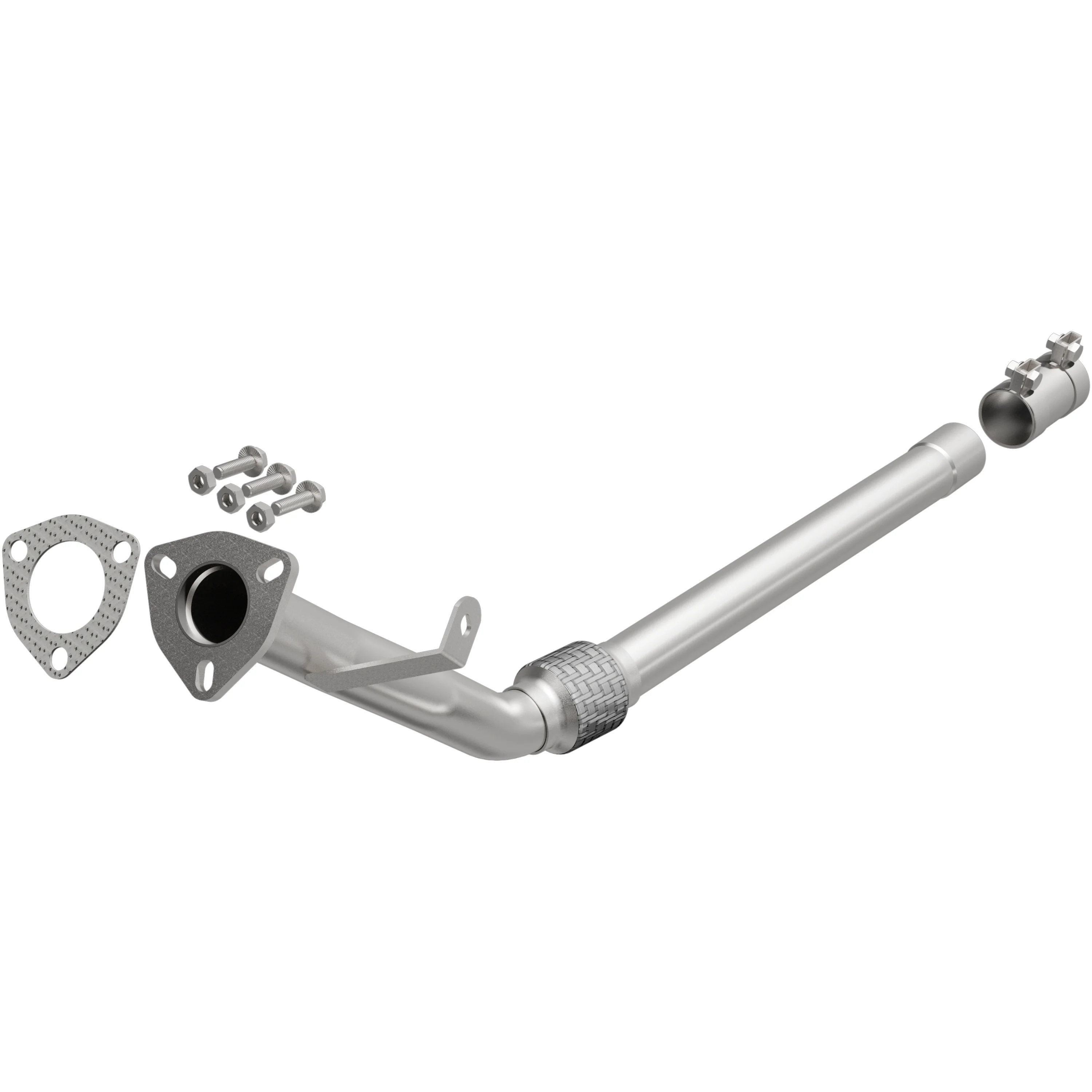 BRExhaust 2005-2008 Audi A4 Quattro 2.0L Direct-Fit Exhaust Front Pipe Kit 107-0058 - Image 4