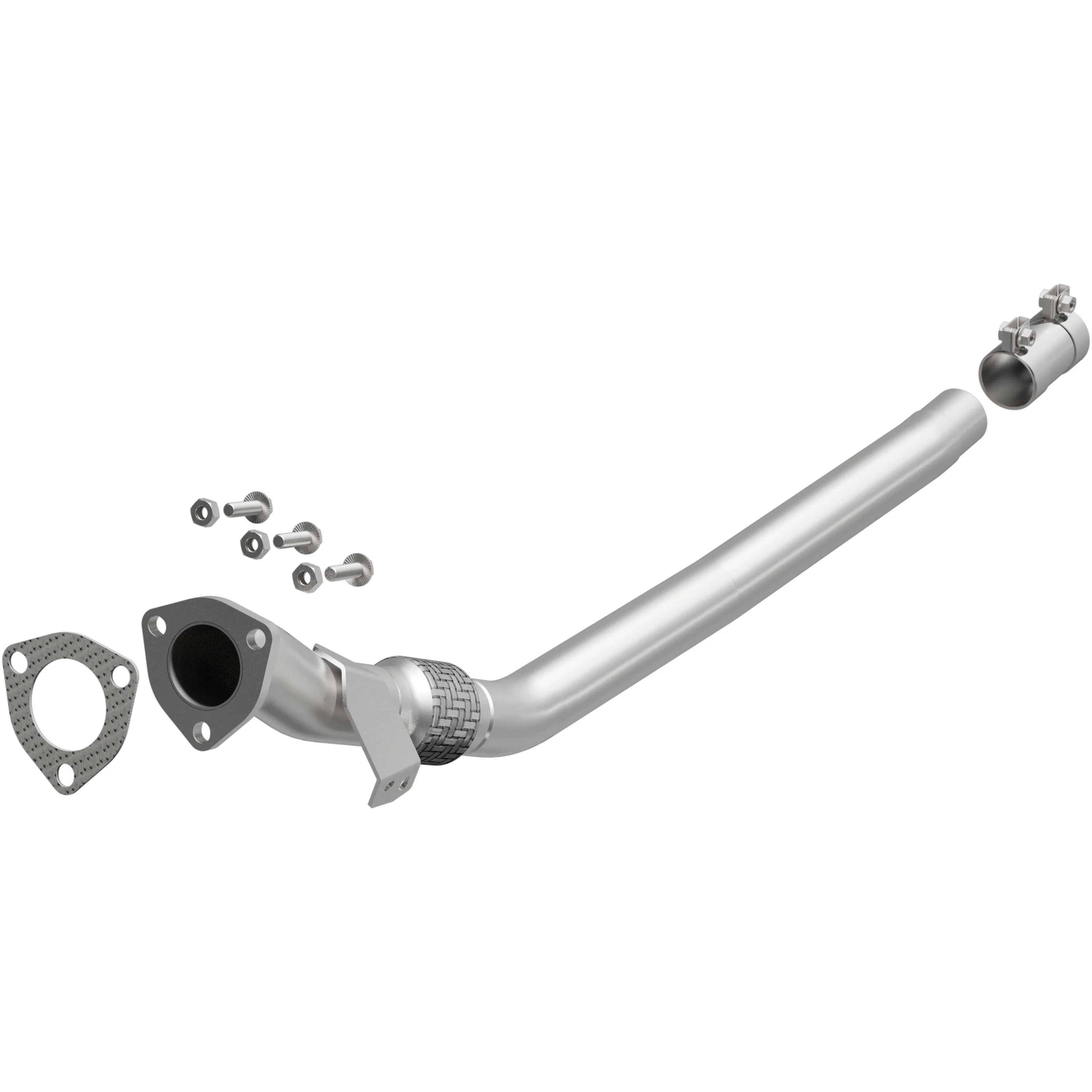 BRExhaust 2005-2008 Audi A4 Quattro 2.0L Direct-Fit Exhaust Front Pipe Kit 107-0059 - Image 4