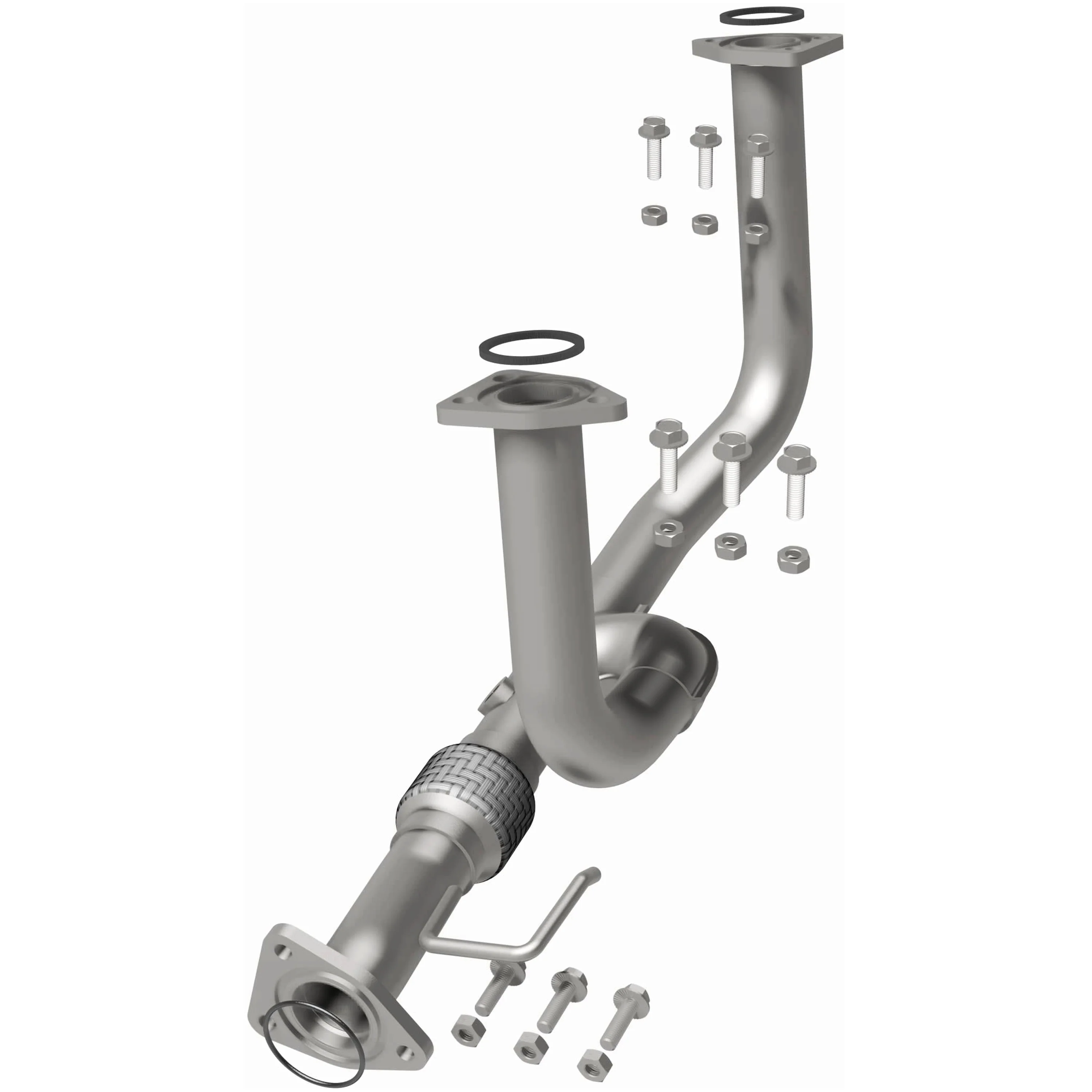 BRExhaust 2001-2002 Acura MDX 3.5L | 2003-2004 Honda Pilot 3.5L Direct-Fit Exhaust Front Pipe Kit 107-0100 - Image 3