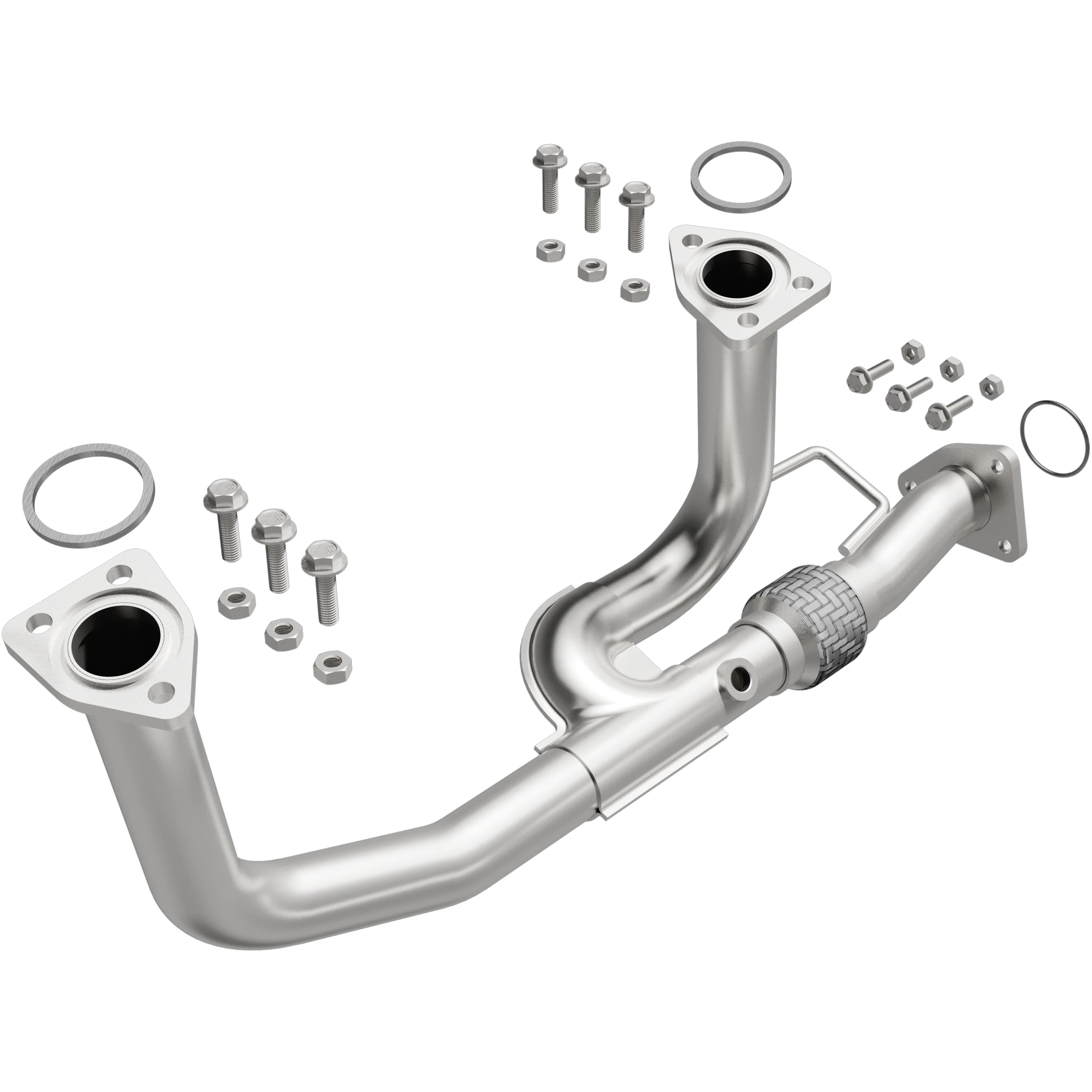 BRExhaust 2001-2002 Acura MDX 3.5L | 2003-2004 Honda Pilot 3.5L Direct-Fit Exhaust Front Pipe Kit 107-0100 - Image 4