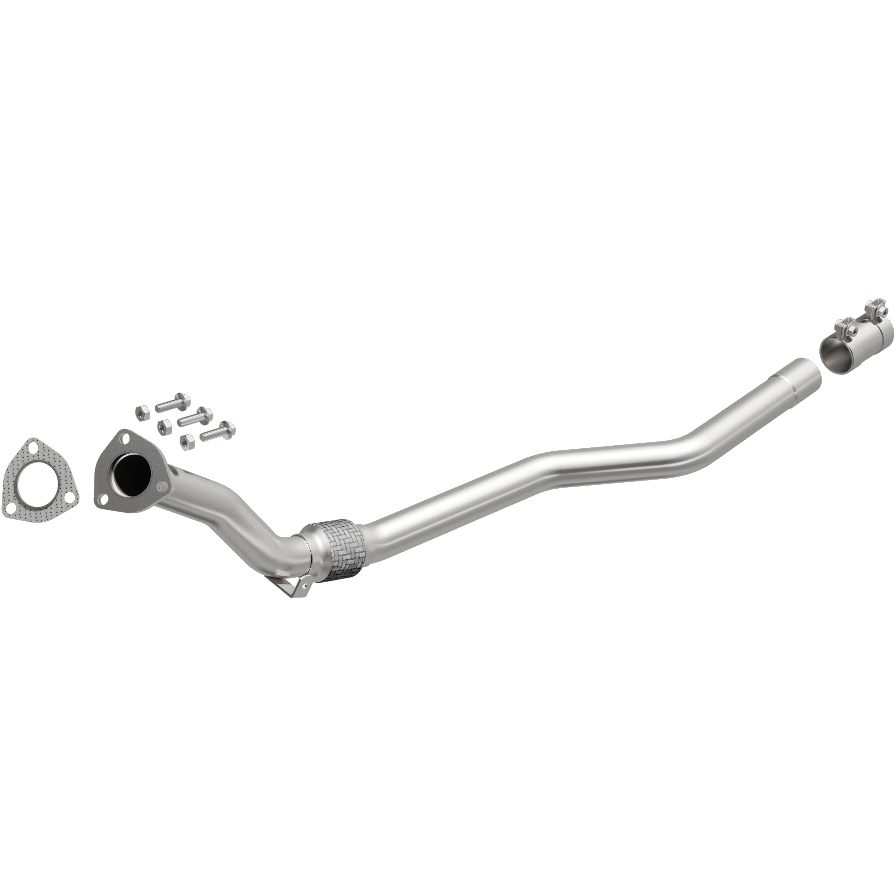 BRExhaust 1997-2001 Audi A4 1.8L | 1998-2005 Volkswagen Passat 1.8L Direct-Fit Exhaust Front Pipe Kit 107-0114 - Image 4