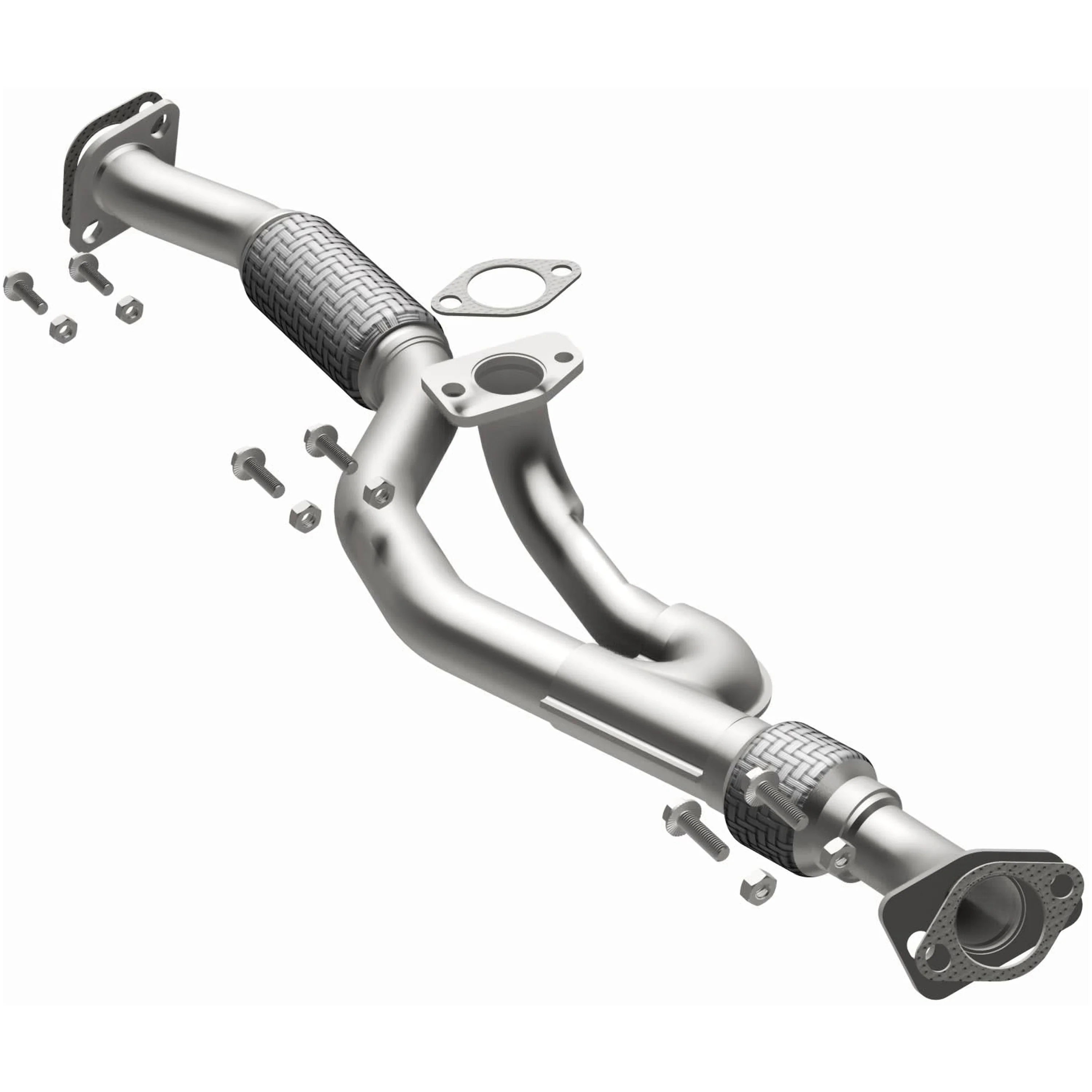 BRExhaust 2005-2010 Kia Sportage 2.7L | 2005-2008 Hyundai Tucson 2.7L Direct-Fit Exhaust Front Pipe Kit 107-0130 - Image 2