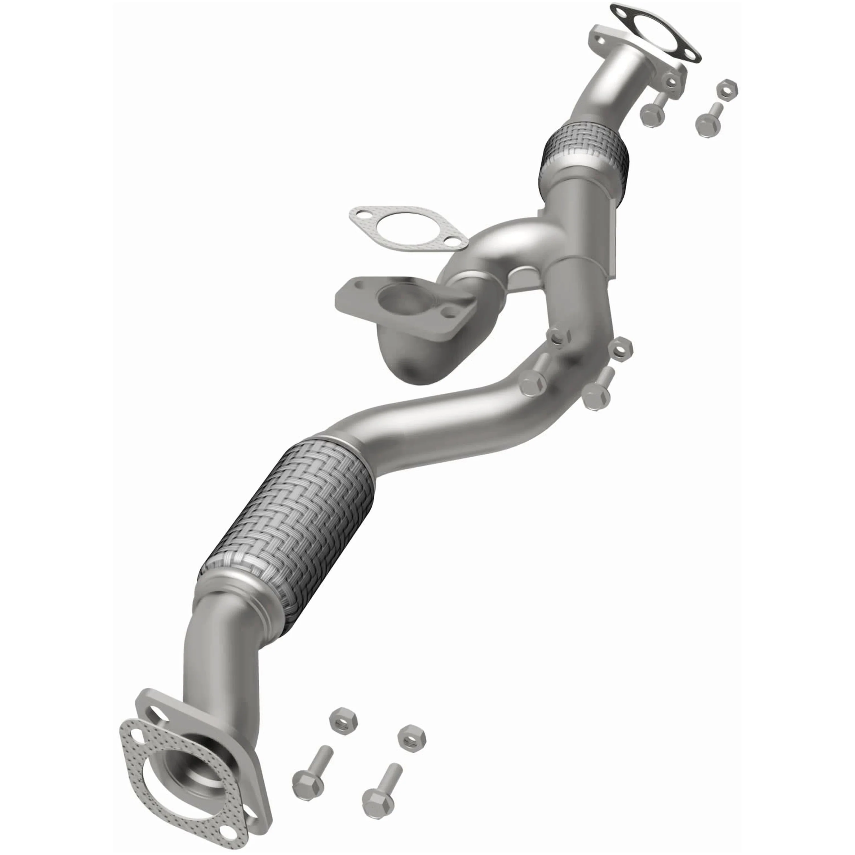 BRExhaust 2005-2010 Kia Sportage 2.7L | 2005-2008 Hyundai Tucson 2.7L Direct-Fit Exhaust Front Pipe Kit 107-0130 - Image 3