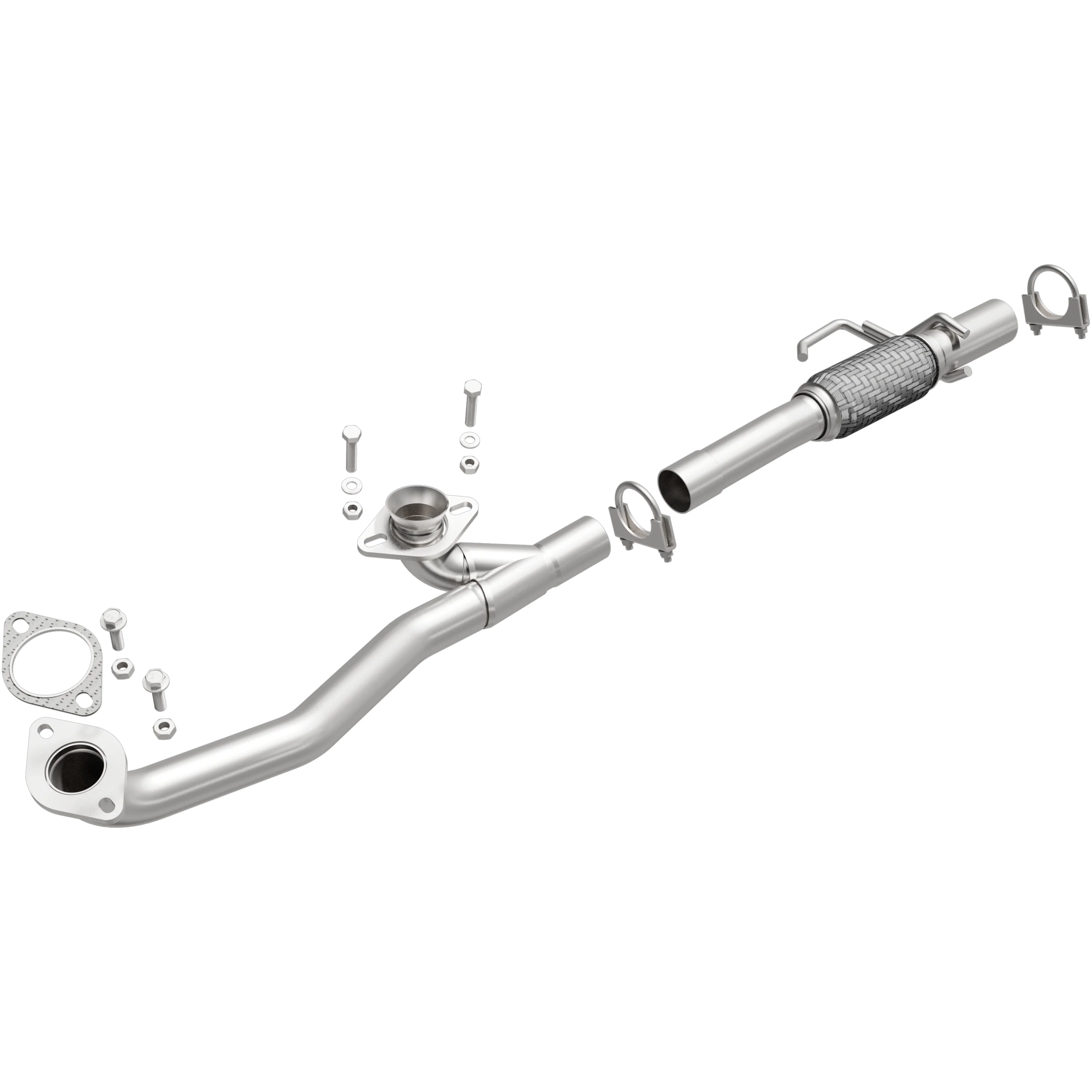 BRExhaust 2011-2014 Ford Edge 3.5L Direct-Fit Exhaust Front Pipe Kit 107-0180 - Image 4