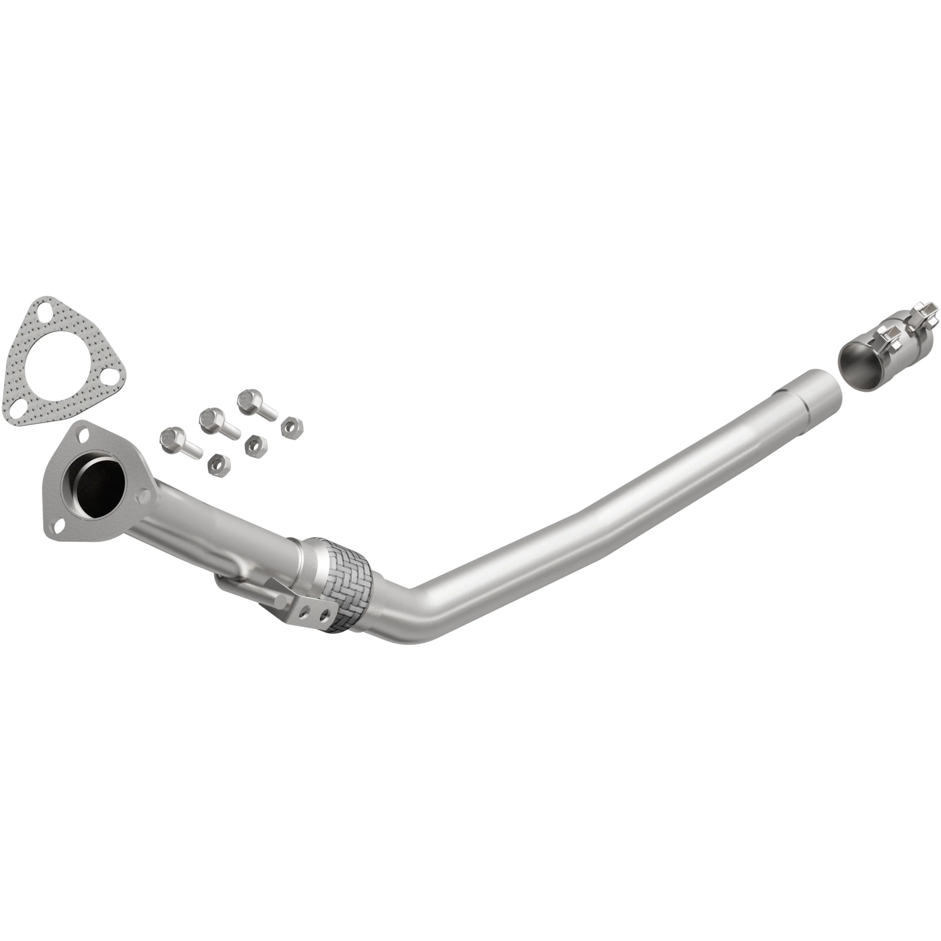 BRExhaust 2004-2005 Audi A4 Quattro 1.8L Direct-Fit Exhaust Front Pipe Kit 107-0240 - Image 4