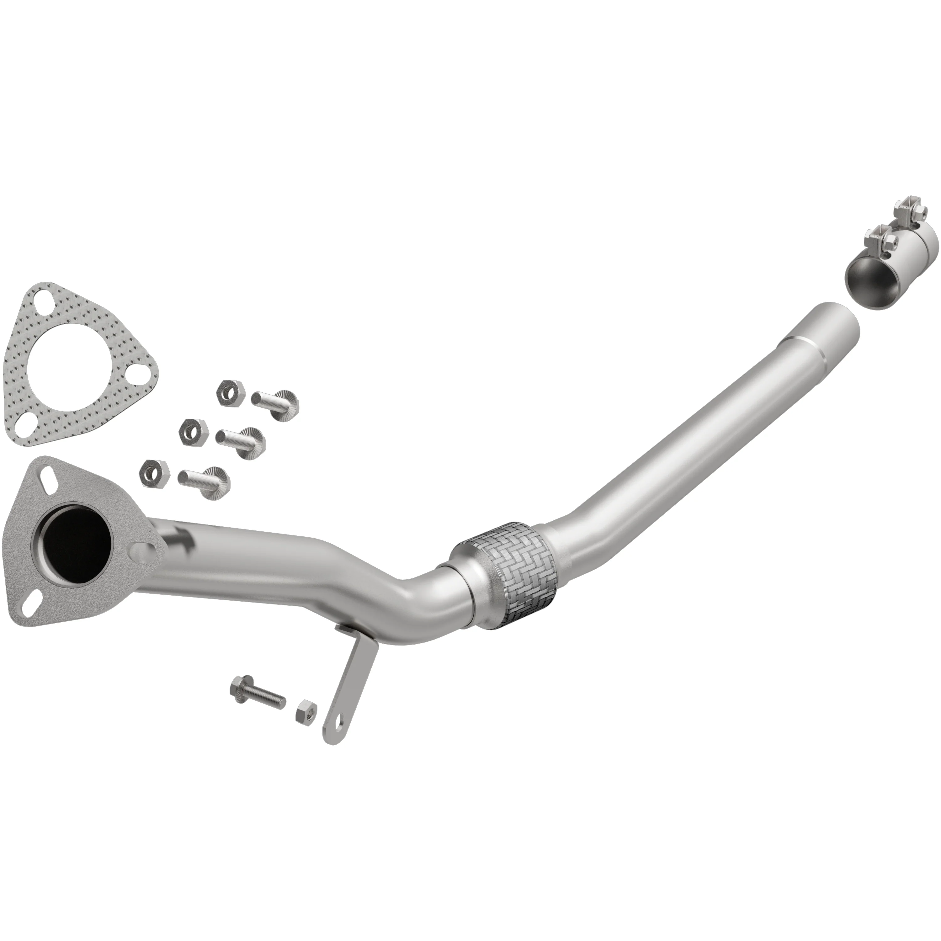 BRExhaust 2002-2005 Audi A4 Quattro 1.8L Direct-Fit Exhaust Front Pipe Kit 107-0242 - Image 4