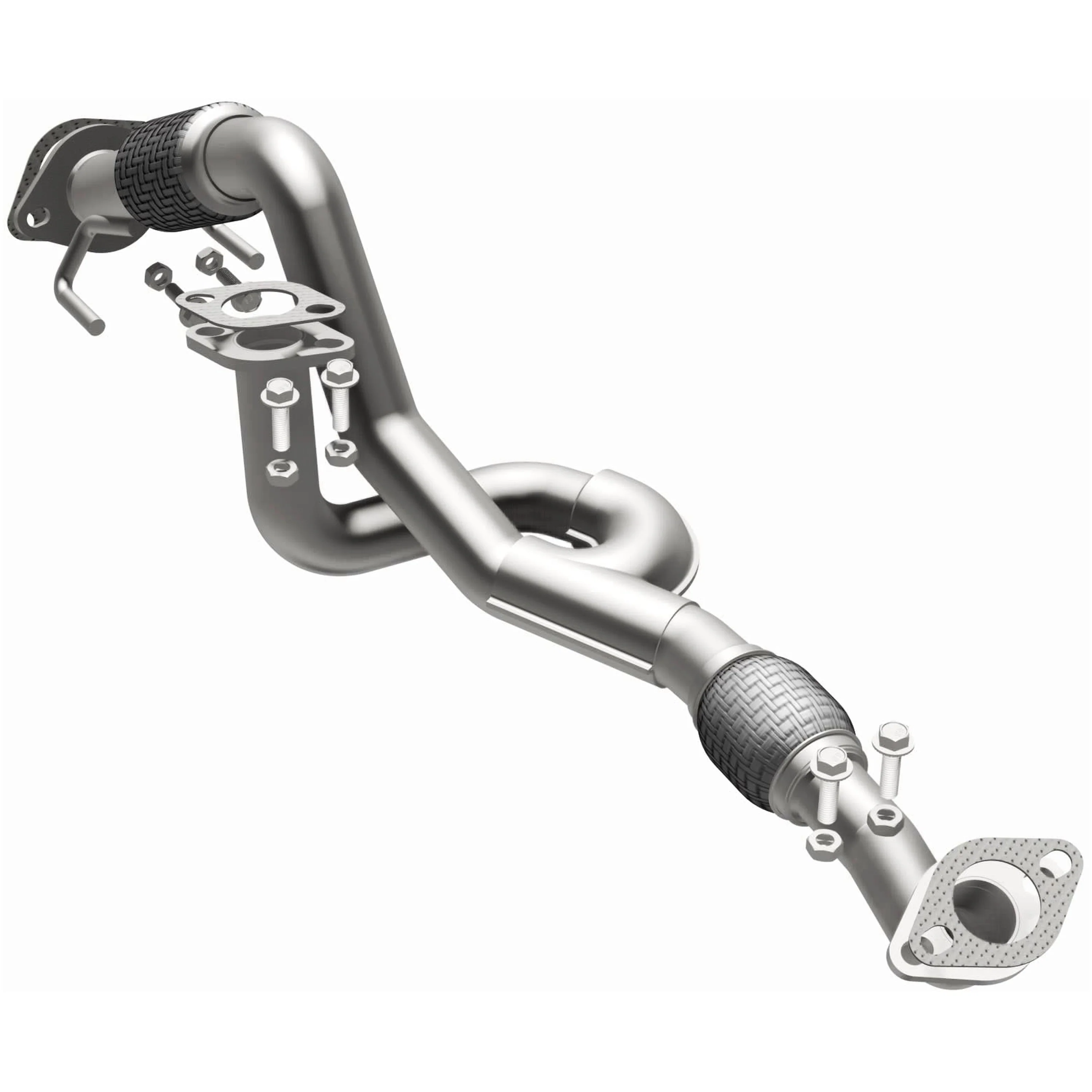 BRExhaust 2007-2009 Hyundai Santa Fe 2.7L Direct-Fit Exhaust Front Pipe Kit 107-0244 - Image 2