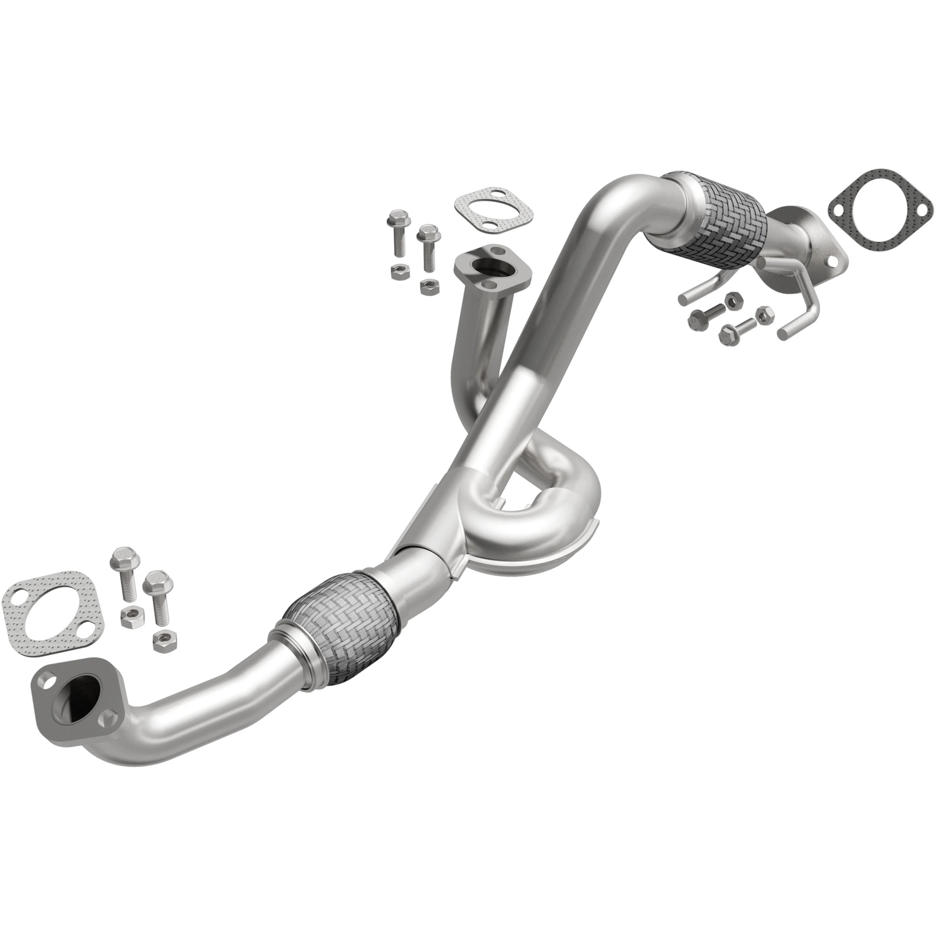 BRExhaust 2007-2009 Hyundai Santa Fe 2.7L Direct-Fit Exhaust Front Pipe Kit 107-0244 - Image 4