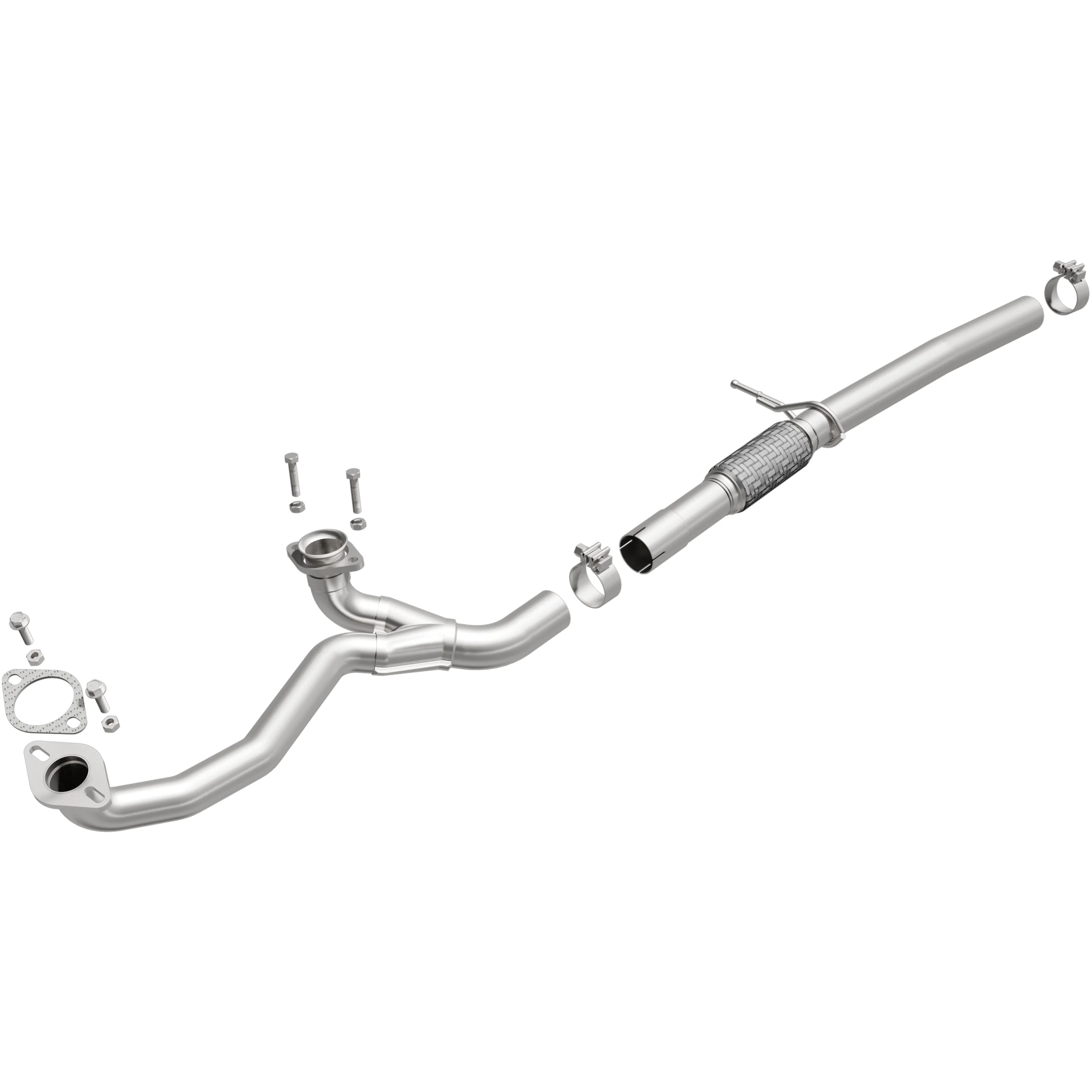 BRExhaust 2013-2015 Ford Taurus 3.5L Direct-Fit Exhaust Front Pipe Kit 107-0279 - Image 4