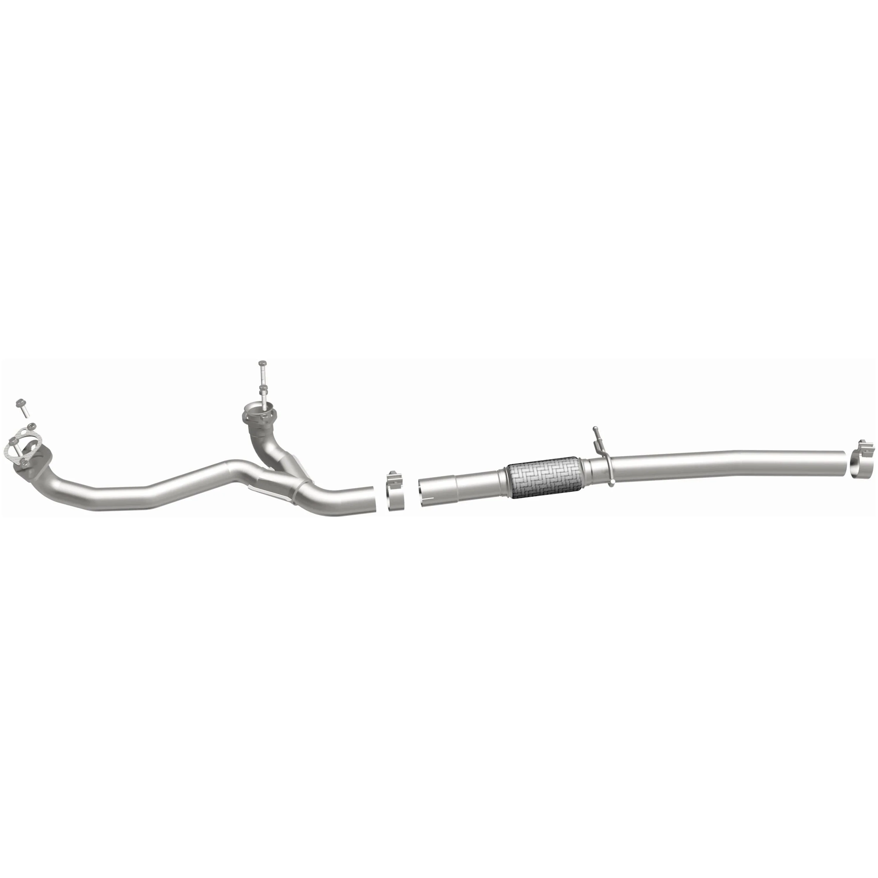 BRExhaust 2013-2015 Ford Taurus 3.5L Direct-Fit Exhaust Front Pipe Kit 107-0279 - Image 5