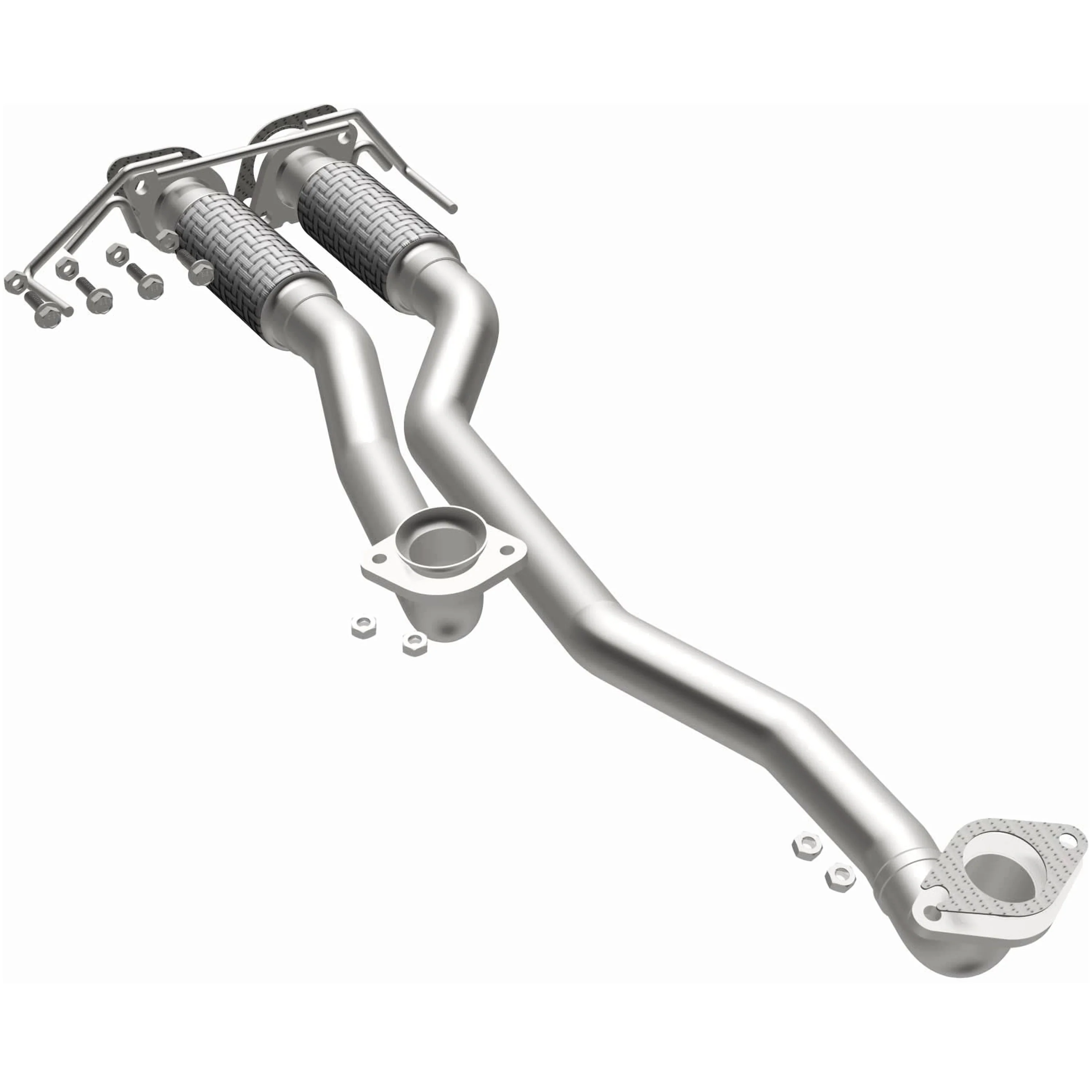 BRExhaust 2011-2014 Ford Edge 3.7L | 2011-2015 Lincoln MKX 3.7L Direct-Fit Exhaust Front Pipe Kit 107-0284 - Image 2