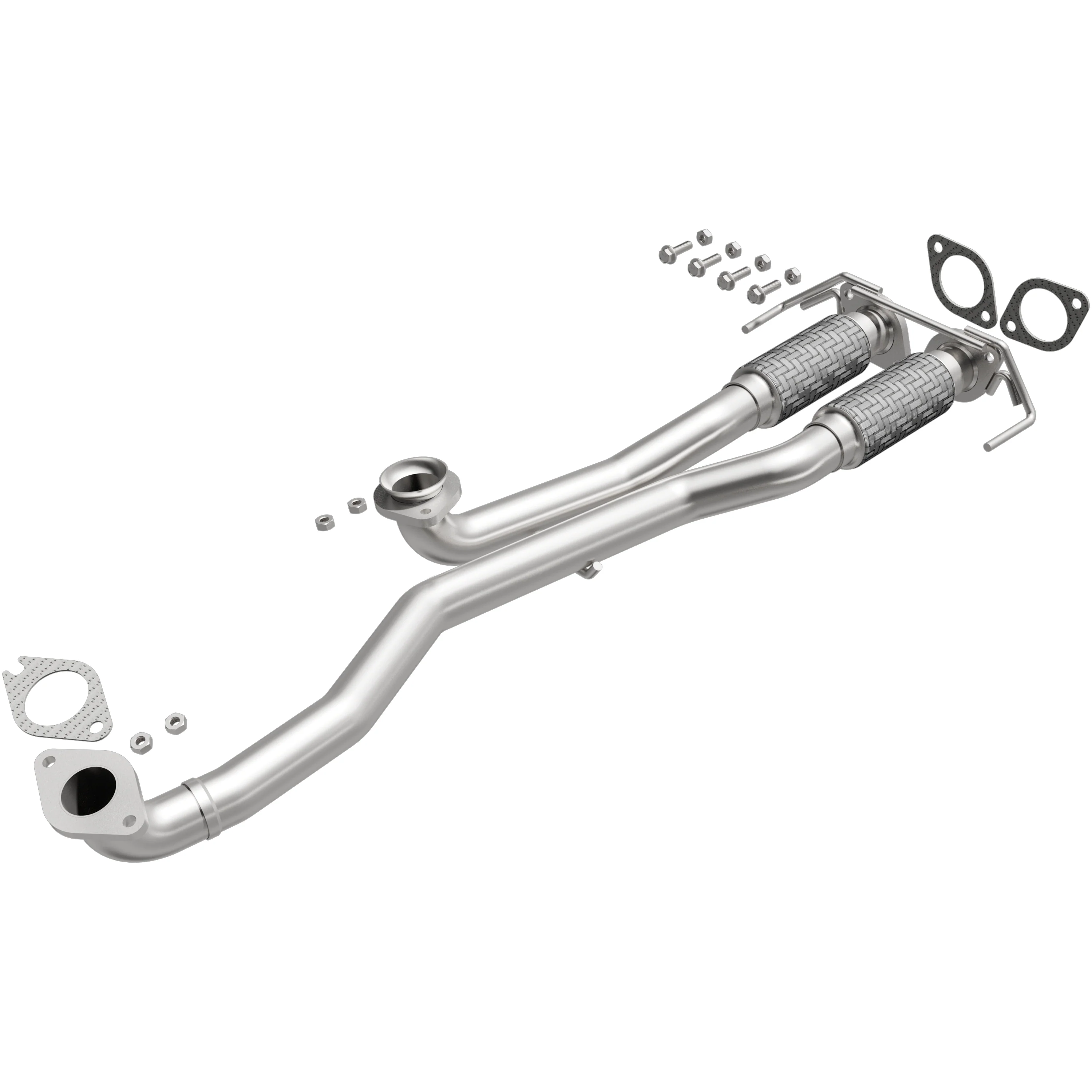 BRExhaust 2011-2014 Ford Edge 3.7L | 2011-2015 Lincoln MKX 3.7L Direct-Fit Exhaust Front Pipe Kit 107-0284 - Image 4