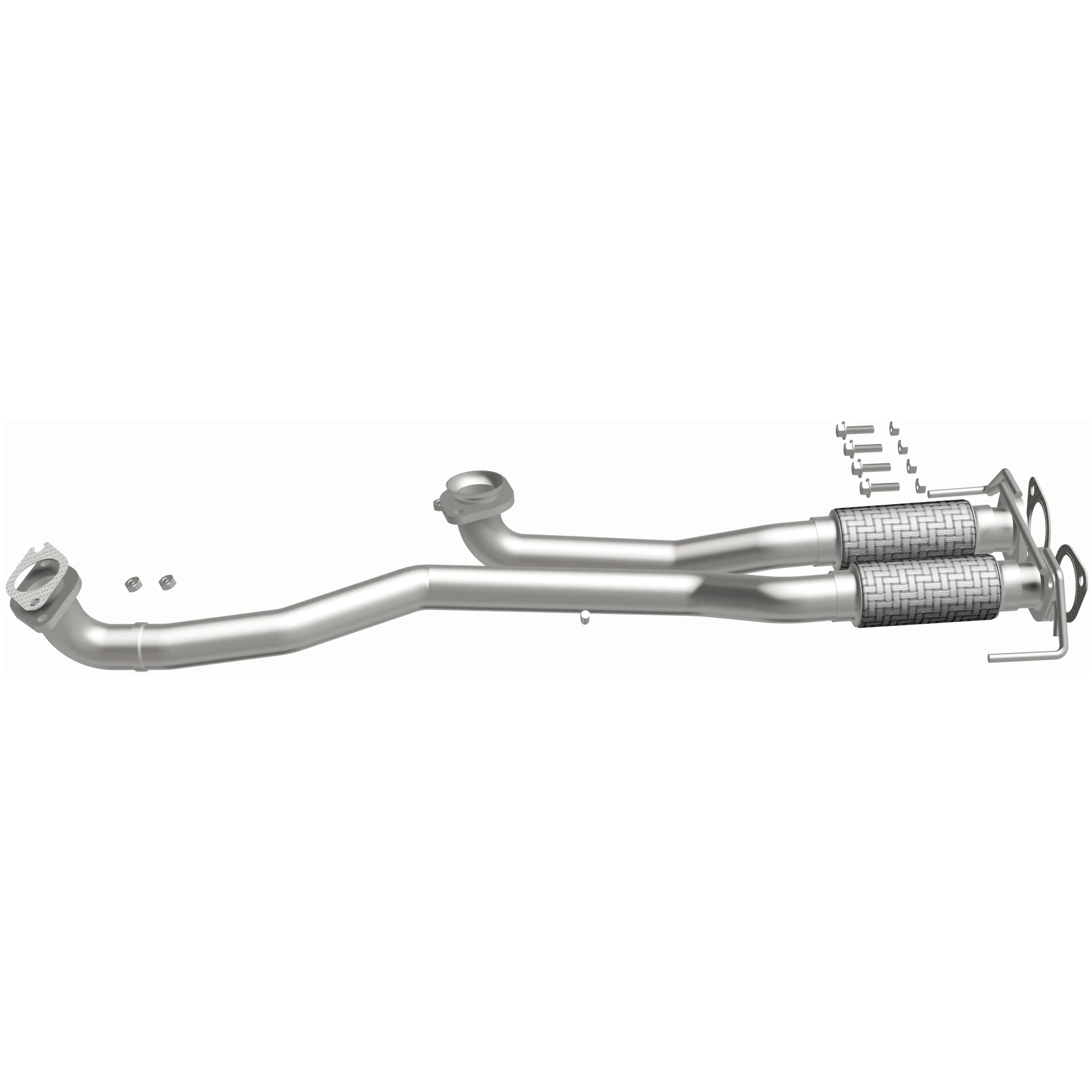 BRExhaust 2011-2014 Ford Edge 3.7L | 2011-2015 Lincoln MKX 3.7L Direct-Fit Exhaust Front Pipe Kit 107-0284 - Image 5