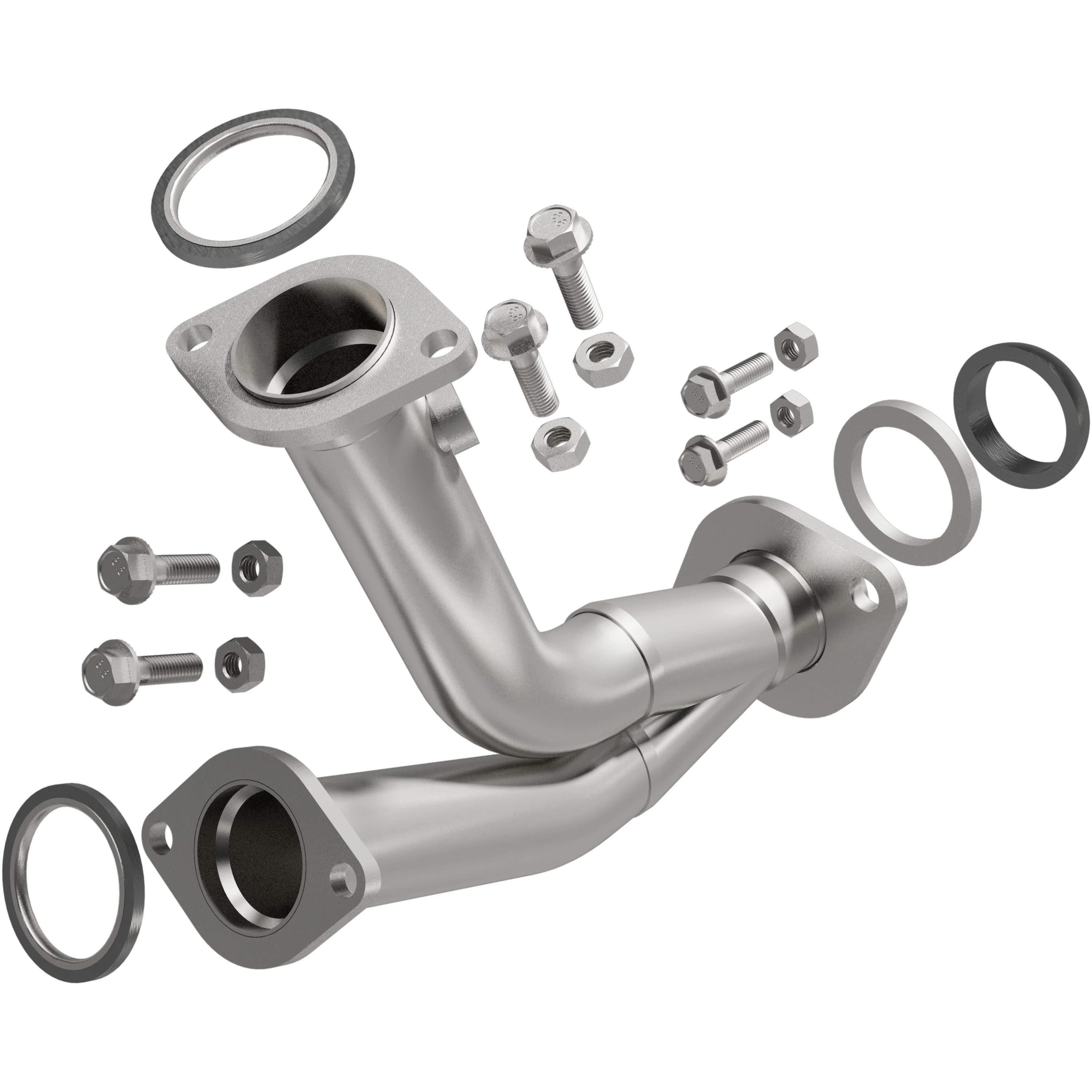 BRExhaust 2014-2016 Toyota Highlander 3.5L Direct-Fit Exhaust Front Pipe Kit 107-0314 - Image 4