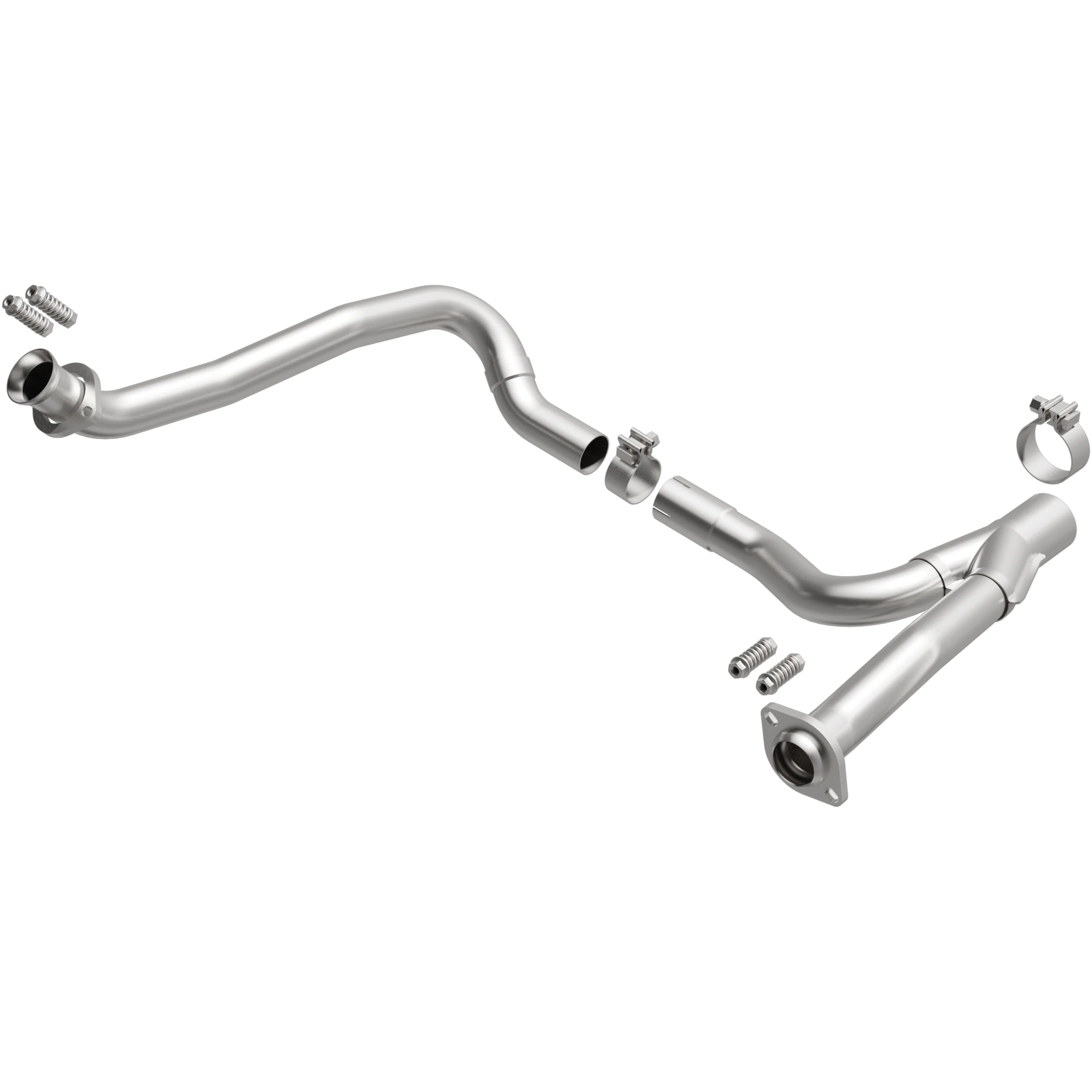 BRExhaust 2018 Jeep Wrangler JK 3.6L | 2012-2017 Jeep Wrangler 3.6L Direct-Fit Exhaust Front Pipe Kit 107-0386 - Image 4