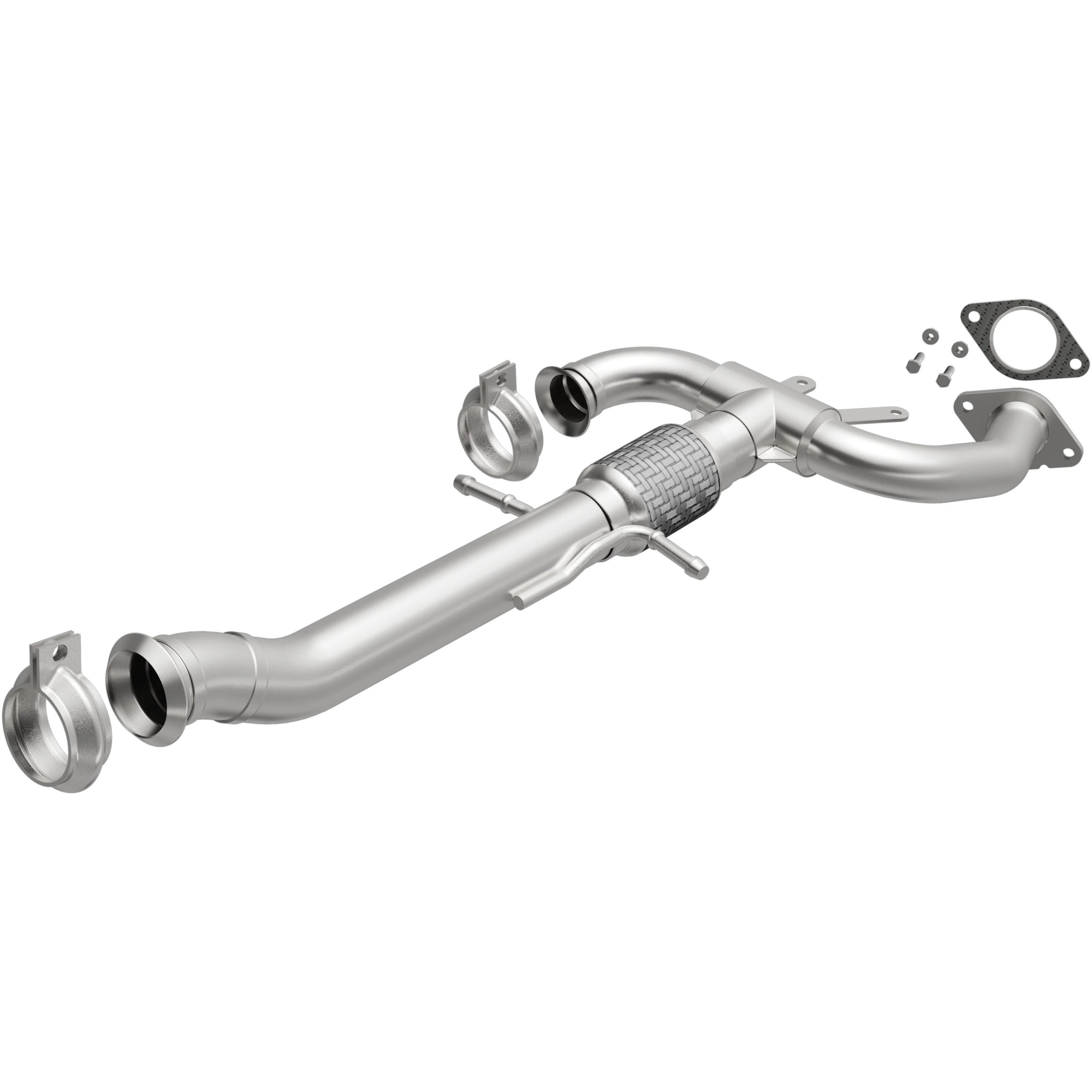 BRExhaust 2017-2025 Chrysler Pacifica 3.6L | 2020-2025 Chrysler Voyager 3.6L Direct-Fit Exhaust Front Pipe Kit 107-0394 - Image 4