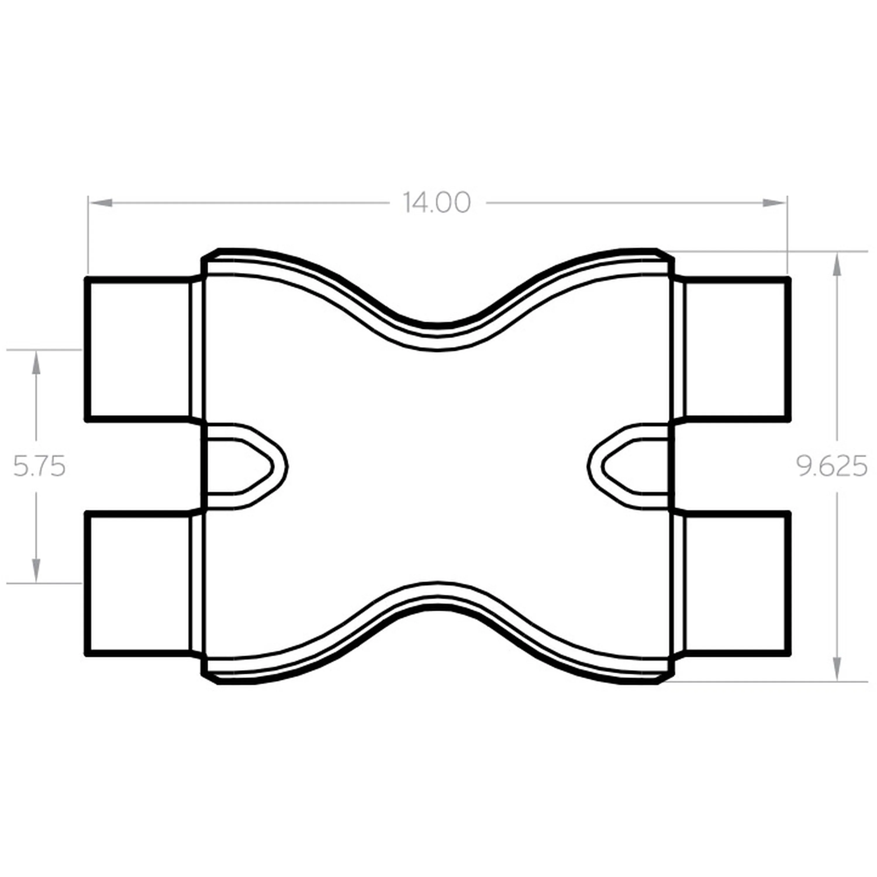 MagnaFlow 3in. Tru-X Crossover Performance Exhaust X-Pipe 10792 - Image 5