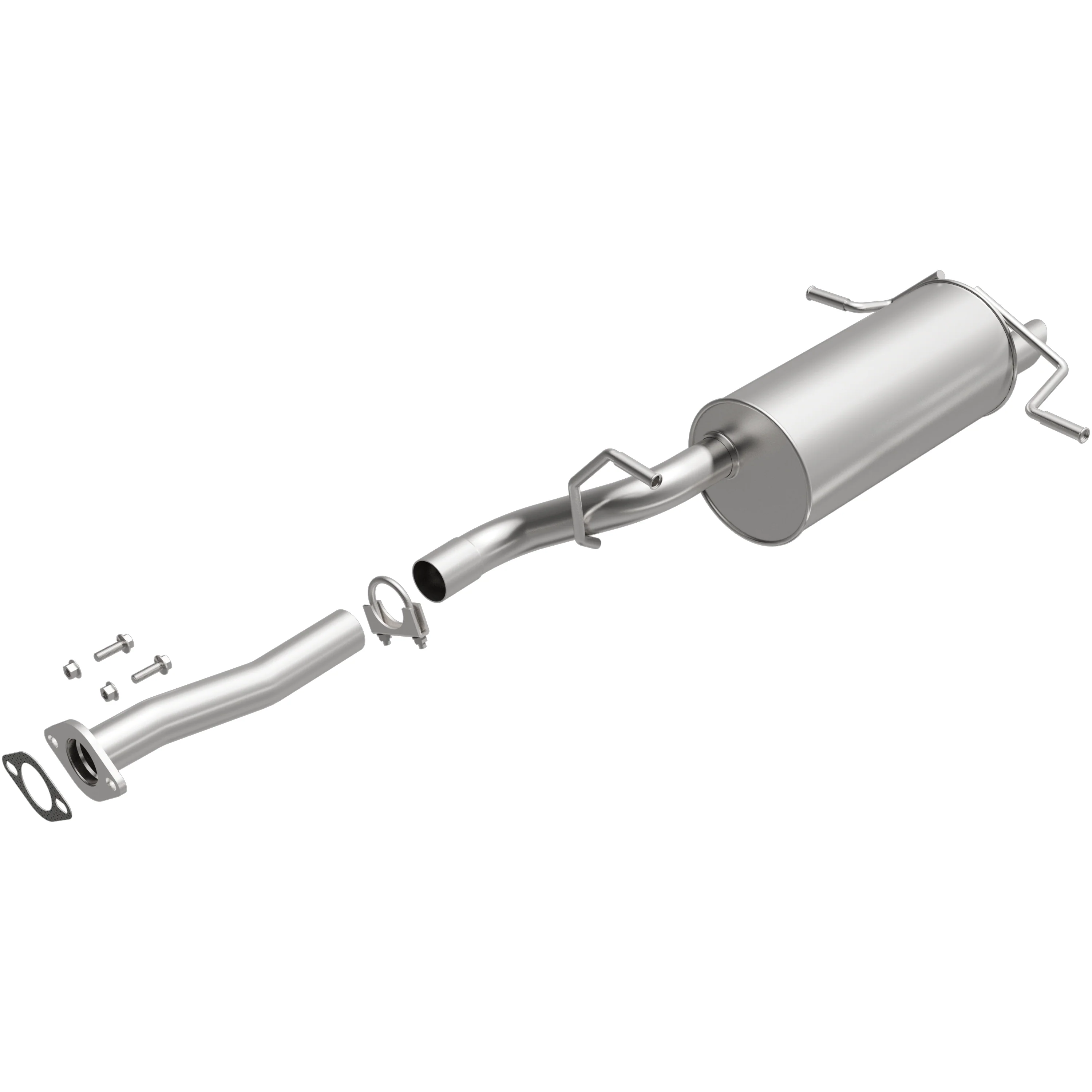 BRExhaust 2006-2008 Subaru Forester 2.5L Direct-Fit Exhaust Muffler Kit 108-0077 - Image 2