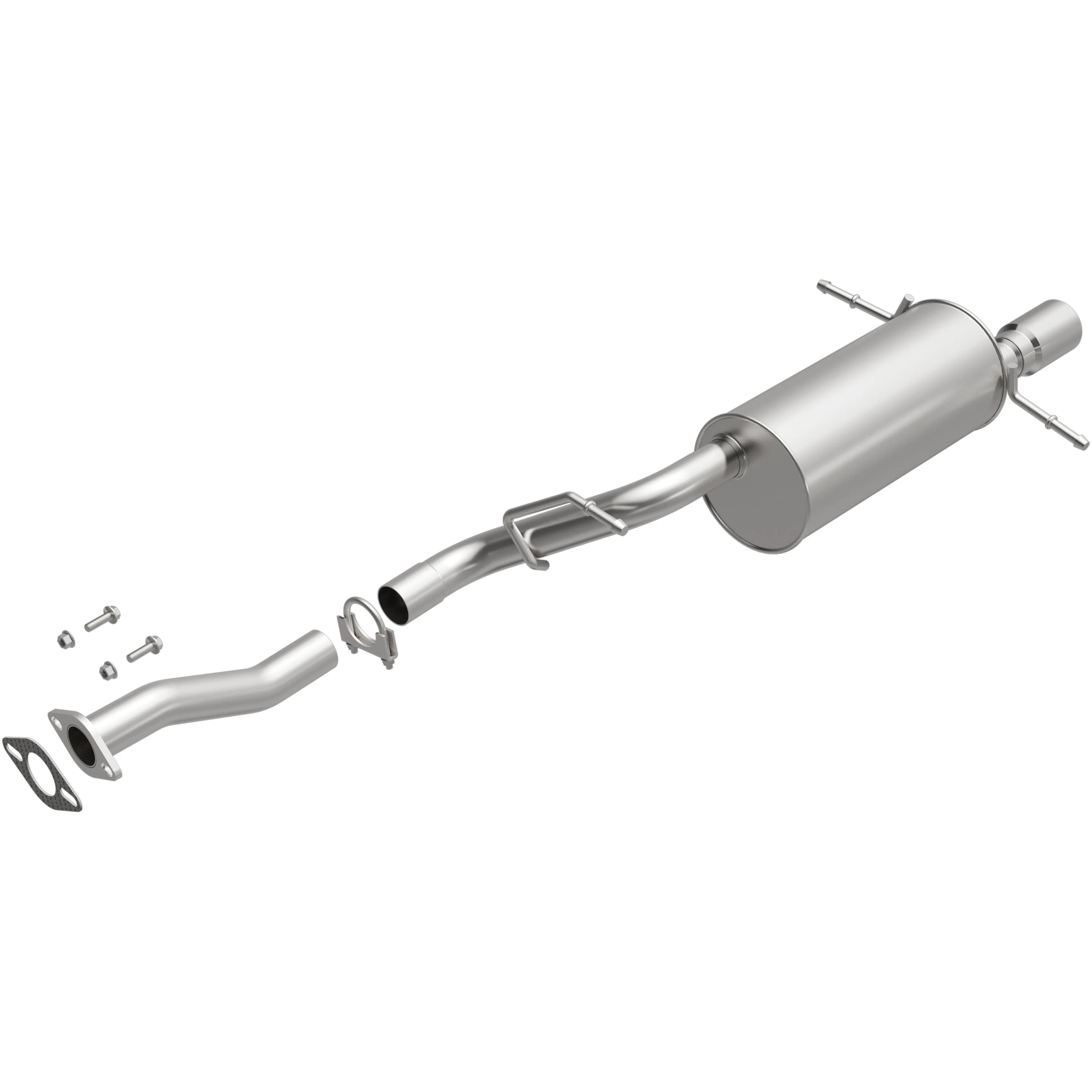 BRExhaust 1996-1999 Subaru Legacy 2.5L | 1996 Subaru Legacy Outback 2.2L Direct-Fit Exhaust Muffler Kit 108-0089 - Image 4