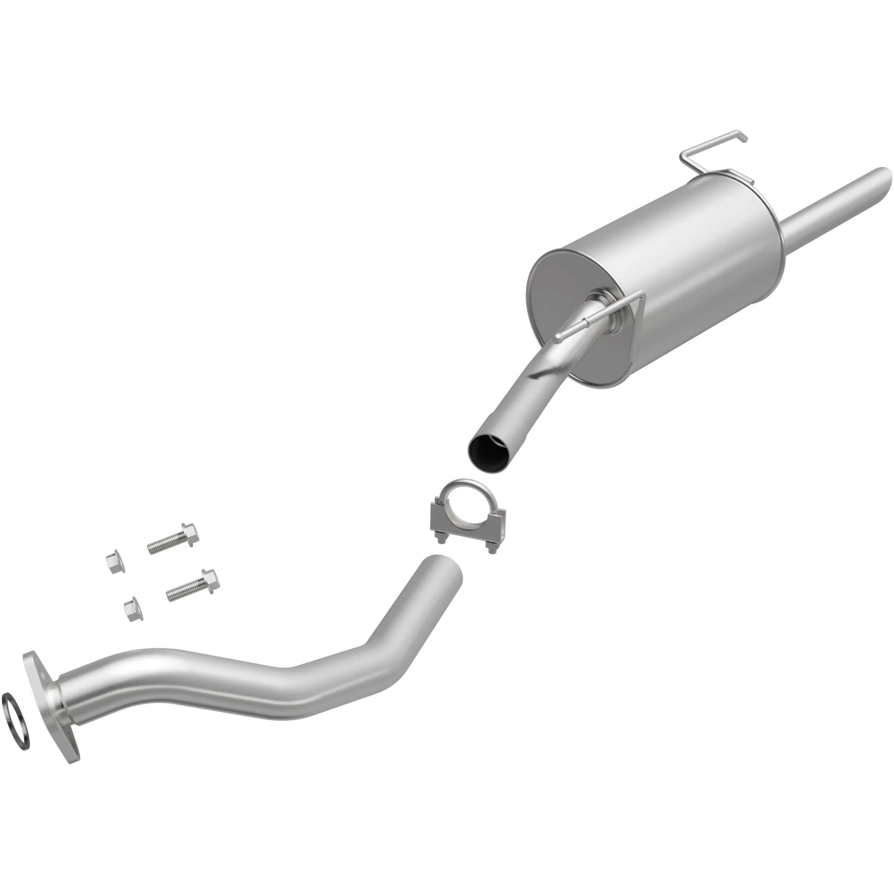 BRExhaust 2012-2017 Nissan Versa 1.6L Direct-Fit Exhaust Muffler Kit 108-0098 - Image 2