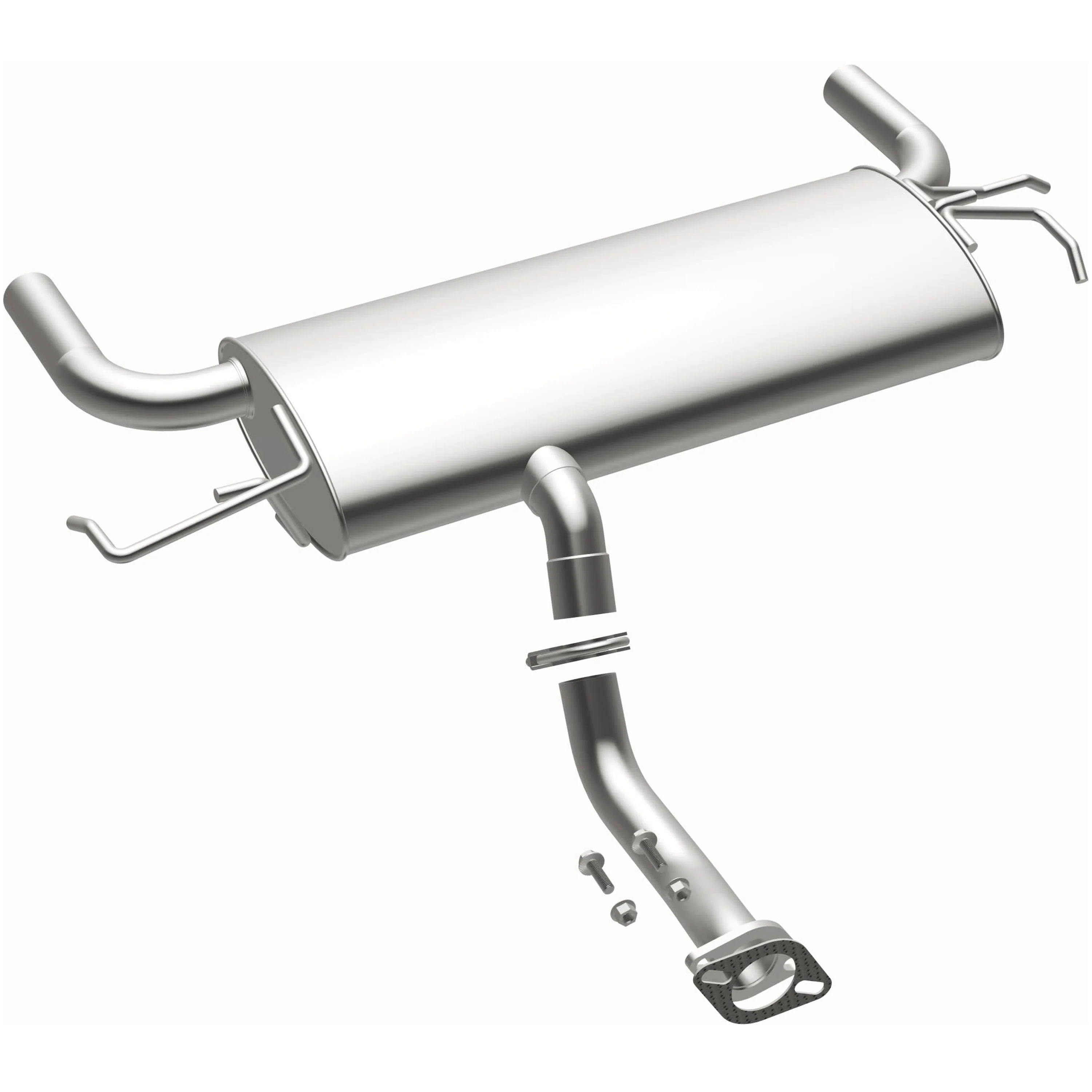 BRExhaust 2005-2008 Kia Sportage 2.7L | 2005-2008 Hyundai Tucson 2.7L Direct-Fit Exhaust Muffler Kit 108-0130 - Image 2