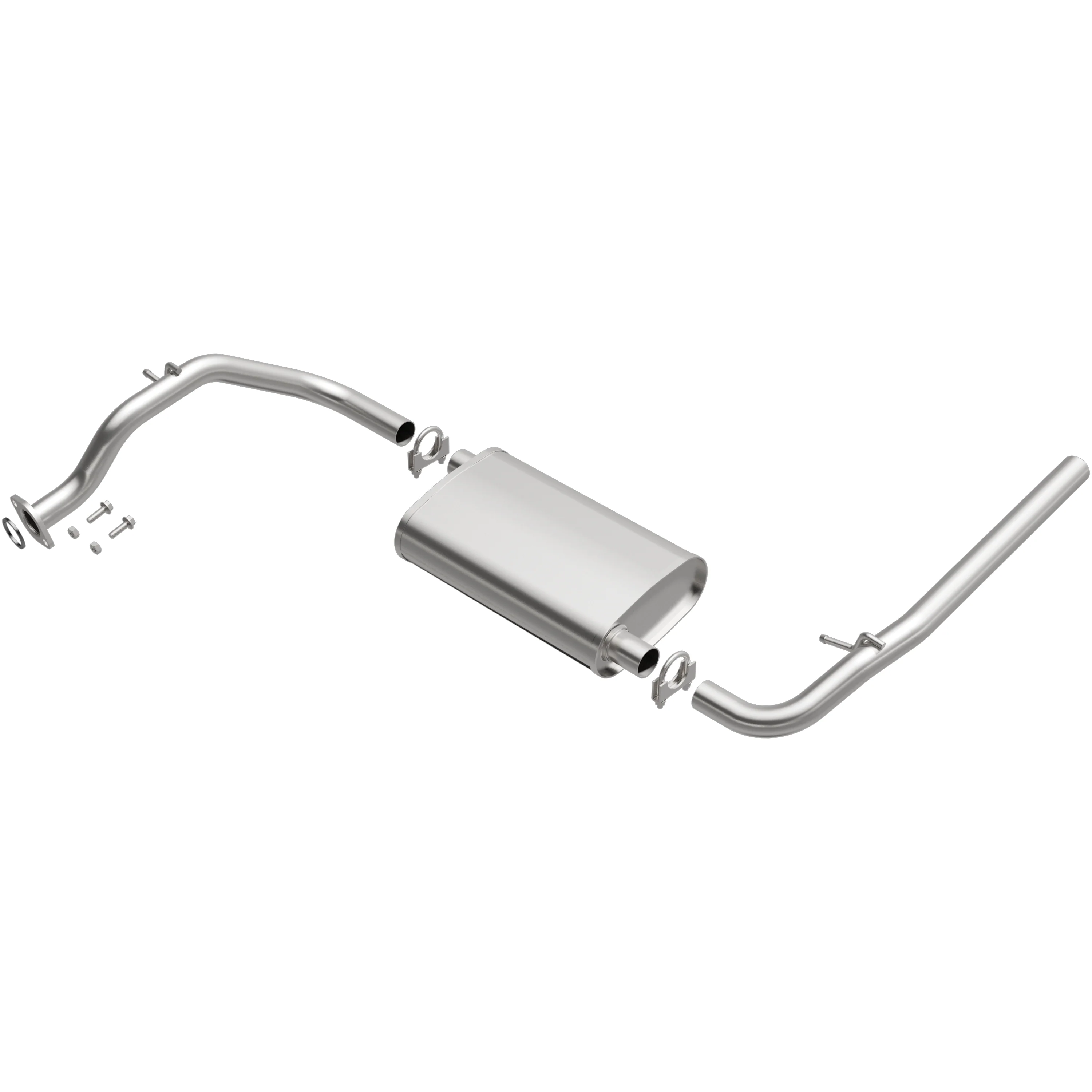 BRExhaust 1990-1991 Honda Civic 1.5L Direct-Fit Exhaust Muffler Kit 108-0165 - Image 4