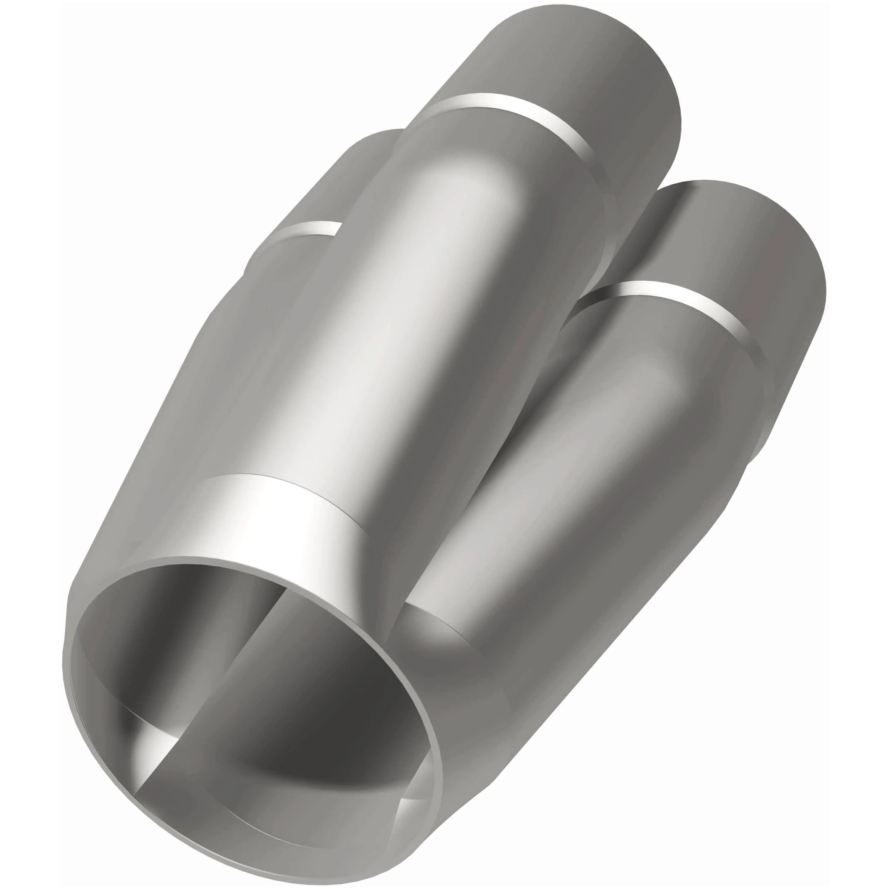 MagnaFlow 1.75 X 3in. 4 Into 1 Performance Exhaust Header Merge Collector 10802 - Image 3