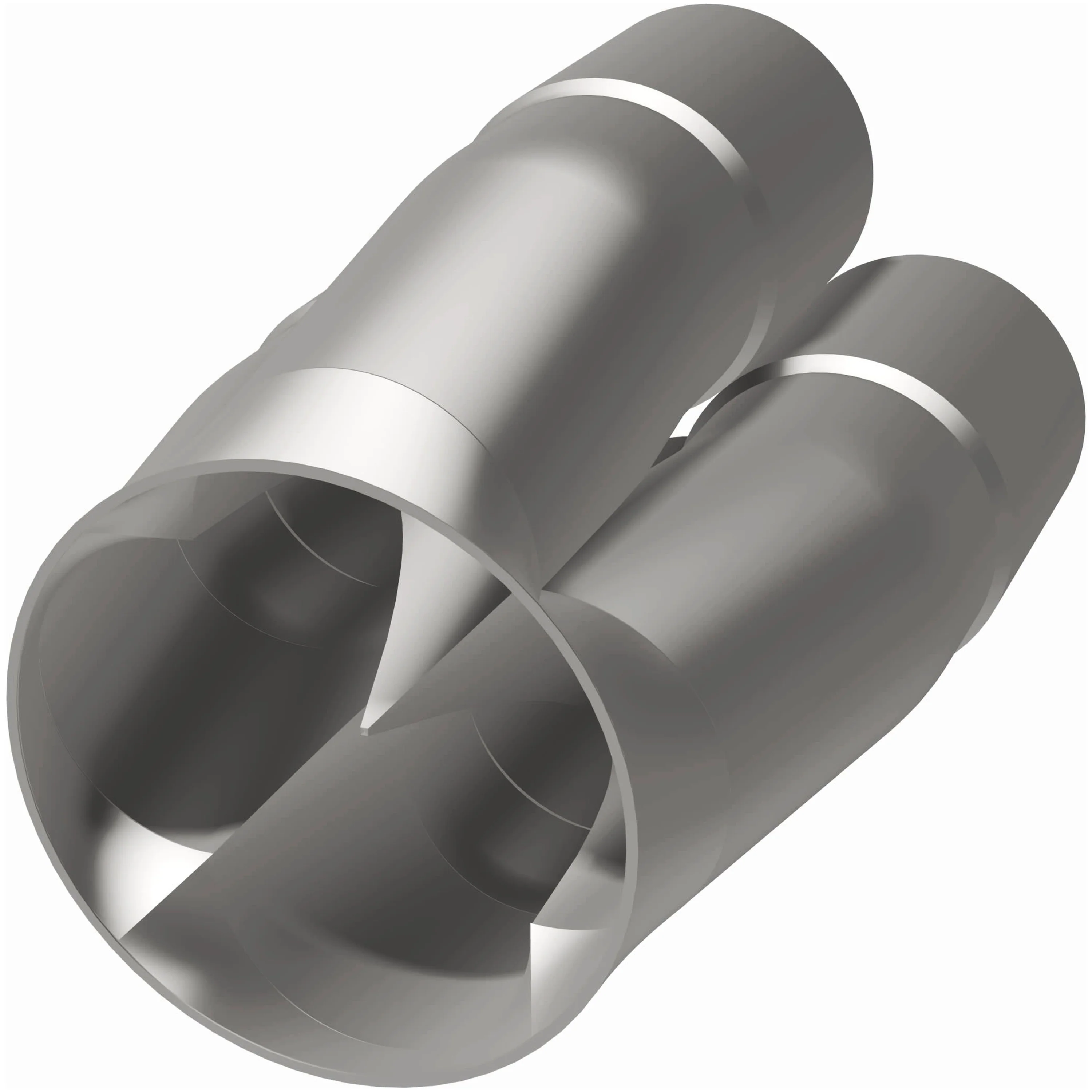 MagnaFlow 2 X 3.5in. 4 Into 1 Performance Exhaust Header Merge Collector 10804 - Image 3