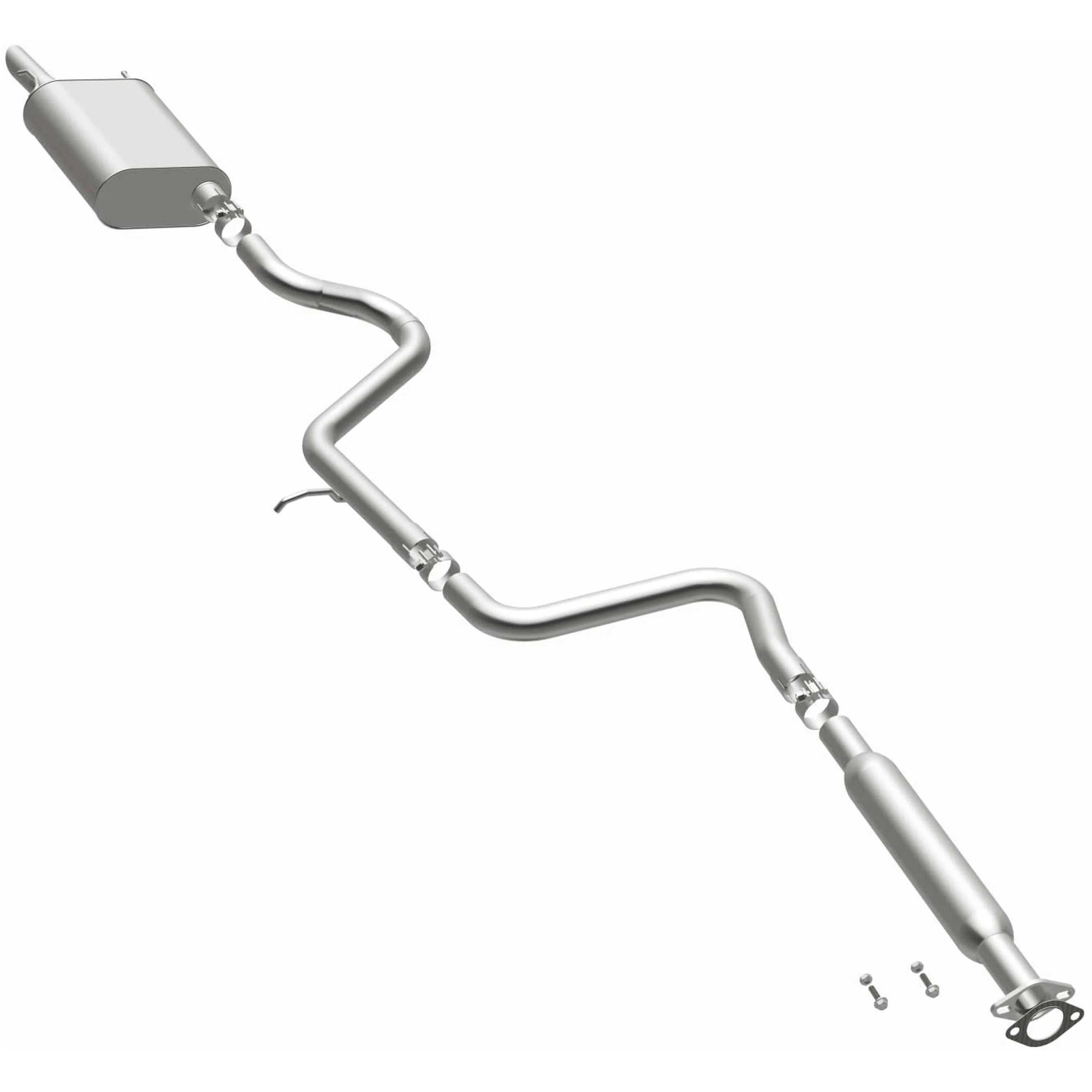 BRExhaust Stainless Steel 2006-2011 Chevrolet Impala 3.5L | 2006-2007 Chevrolet Monte Carlo 3.5L Direct-Fit Exhaust System Kit 116-0015 - Image 2
