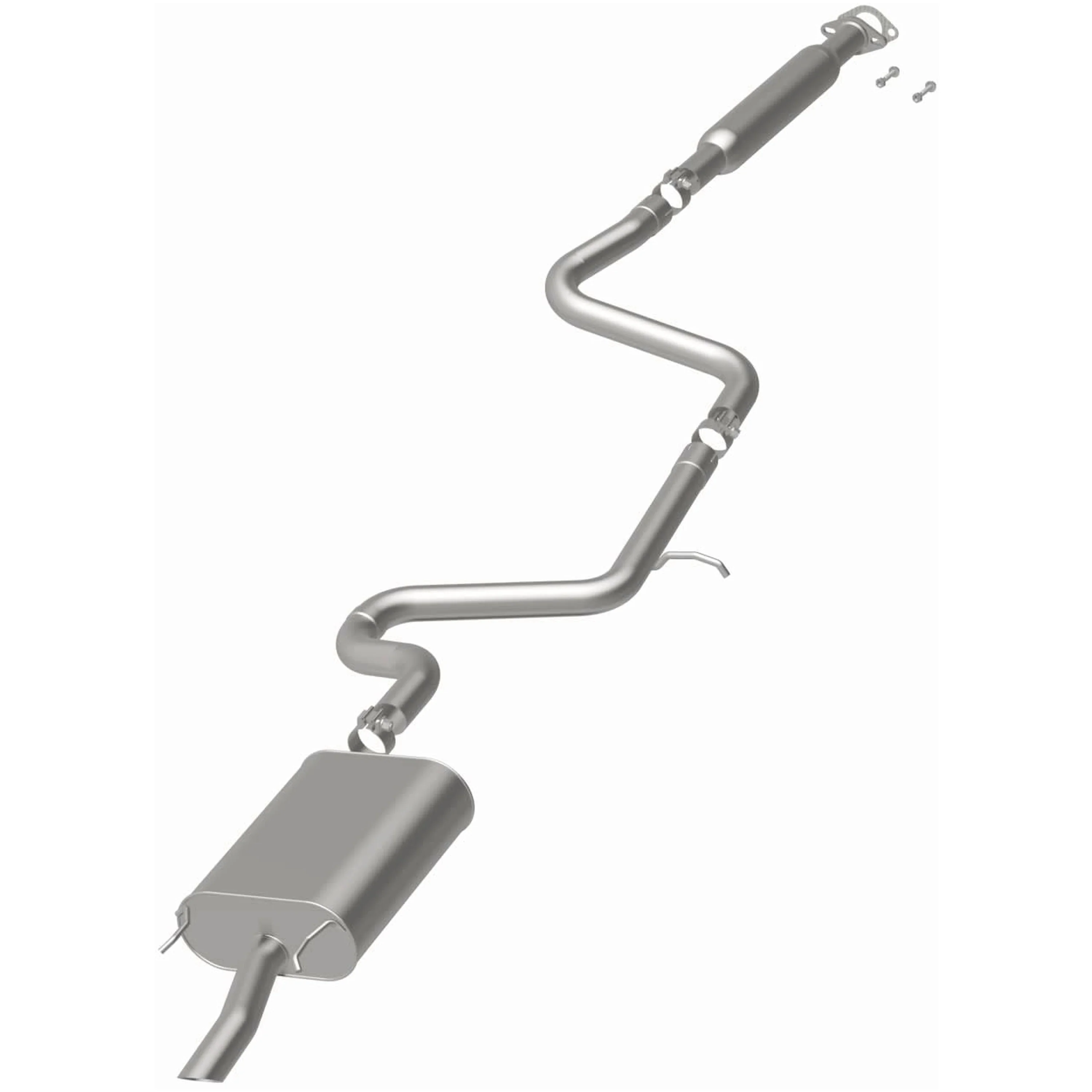 BRExhaust Stainless Steel 2006-2011 Chevrolet Impala 3.5L | 2006-2007 Chevrolet Monte Carlo 3.5L Direct-Fit Exhaust System Kit 116-0015 - Image 3