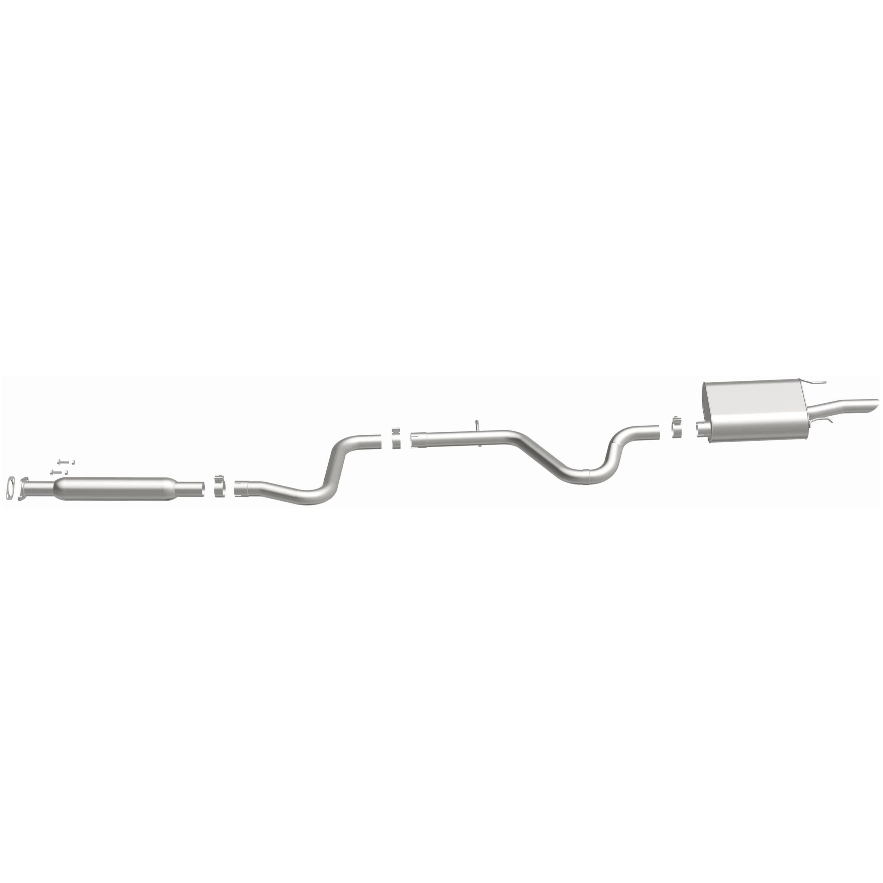 BRExhaust Stainless Steel 2006-2011 Chevrolet Impala 3.5L | 2006-2007 Chevrolet Monte Carlo 3.5L Direct-Fit Exhaust System Kit 116-0015 - Image 5