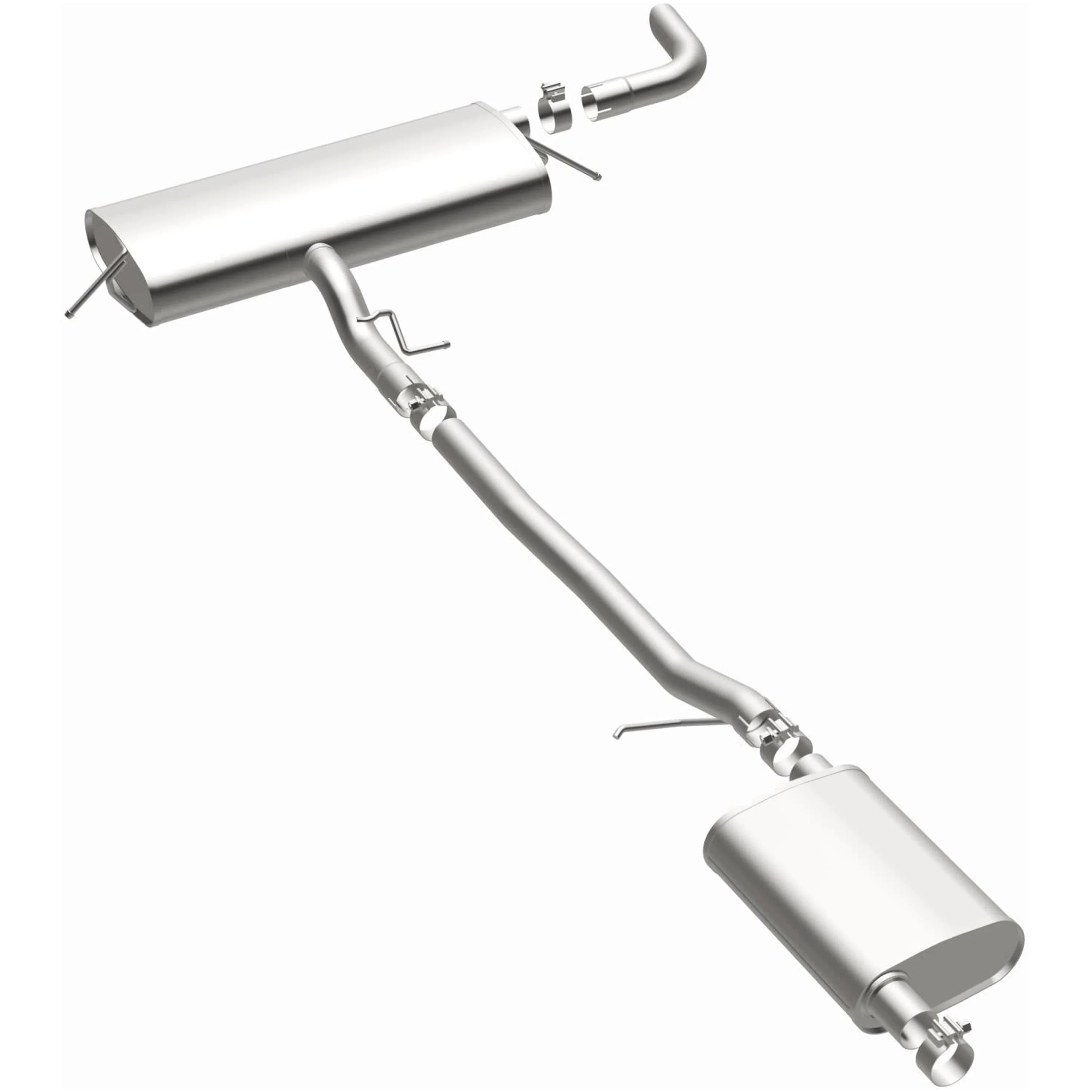 BRExhaust Stainless Steel 2010-2017 Chevrolet Equinox 2.4L | 2010-2017 GMC Terrain 2.4L Direct-Fit Exhaust System Kit 116-0020 - Image 2