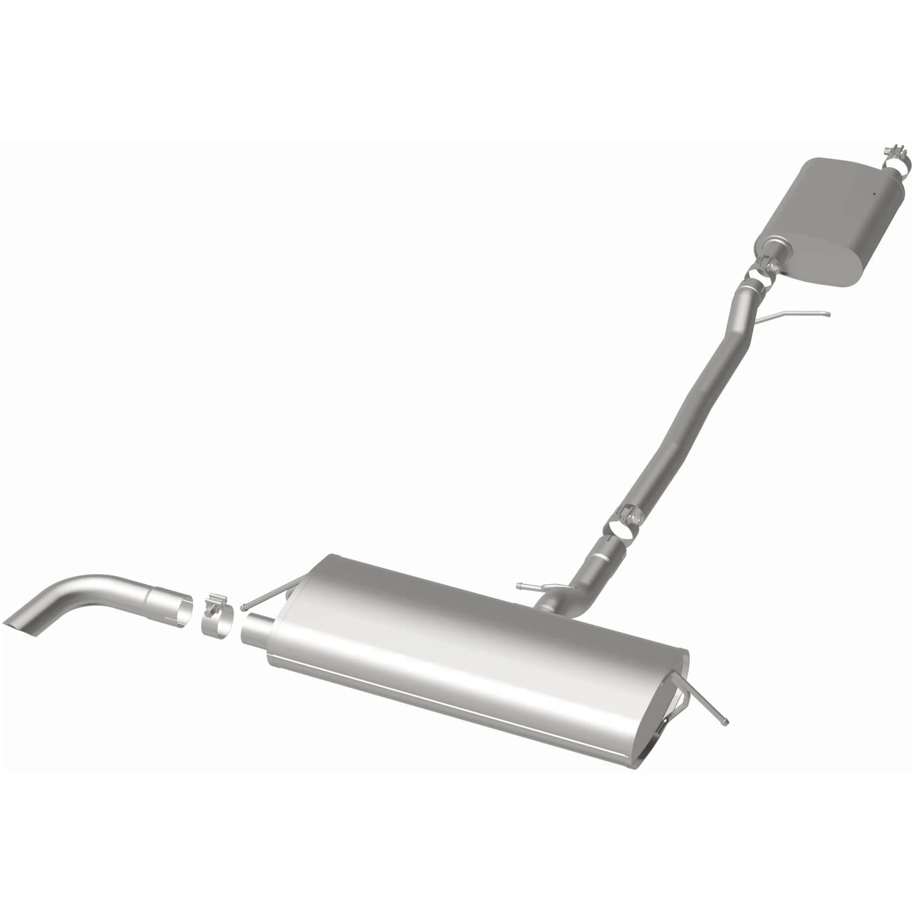 BRExhaust Stainless Steel 2010-2017 Chevrolet Equinox 2.4L | 2010-2017 GMC Terrain 2.4L Direct-Fit Exhaust System Kit 116-0020 - Image 3