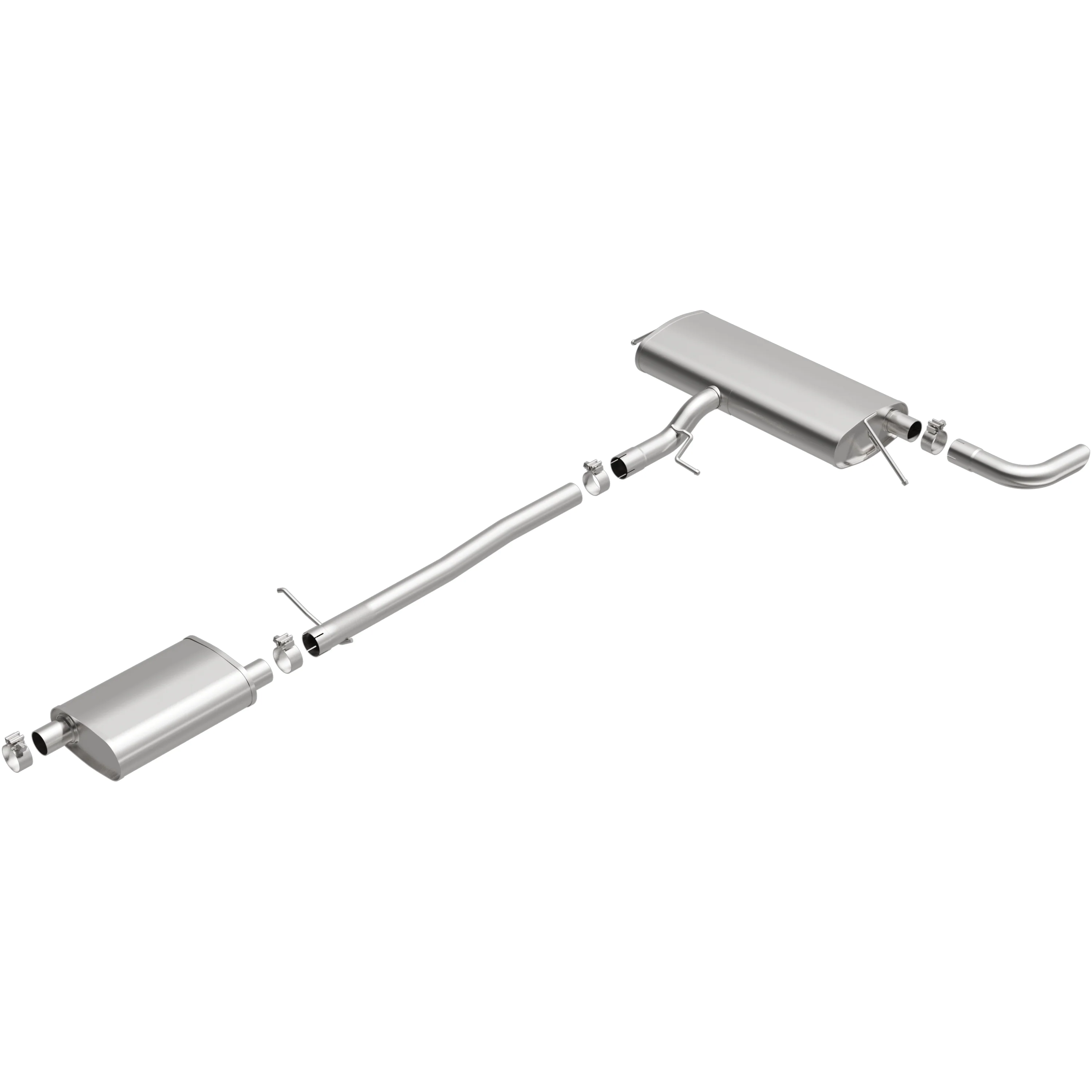 BRExhaust Stainless Steel 2010-2017 Chevrolet Equinox 2.4L | 2010-2017 GMC Terrain 2.4L Direct-Fit Exhaust System Kit 116-0020 - Image 4