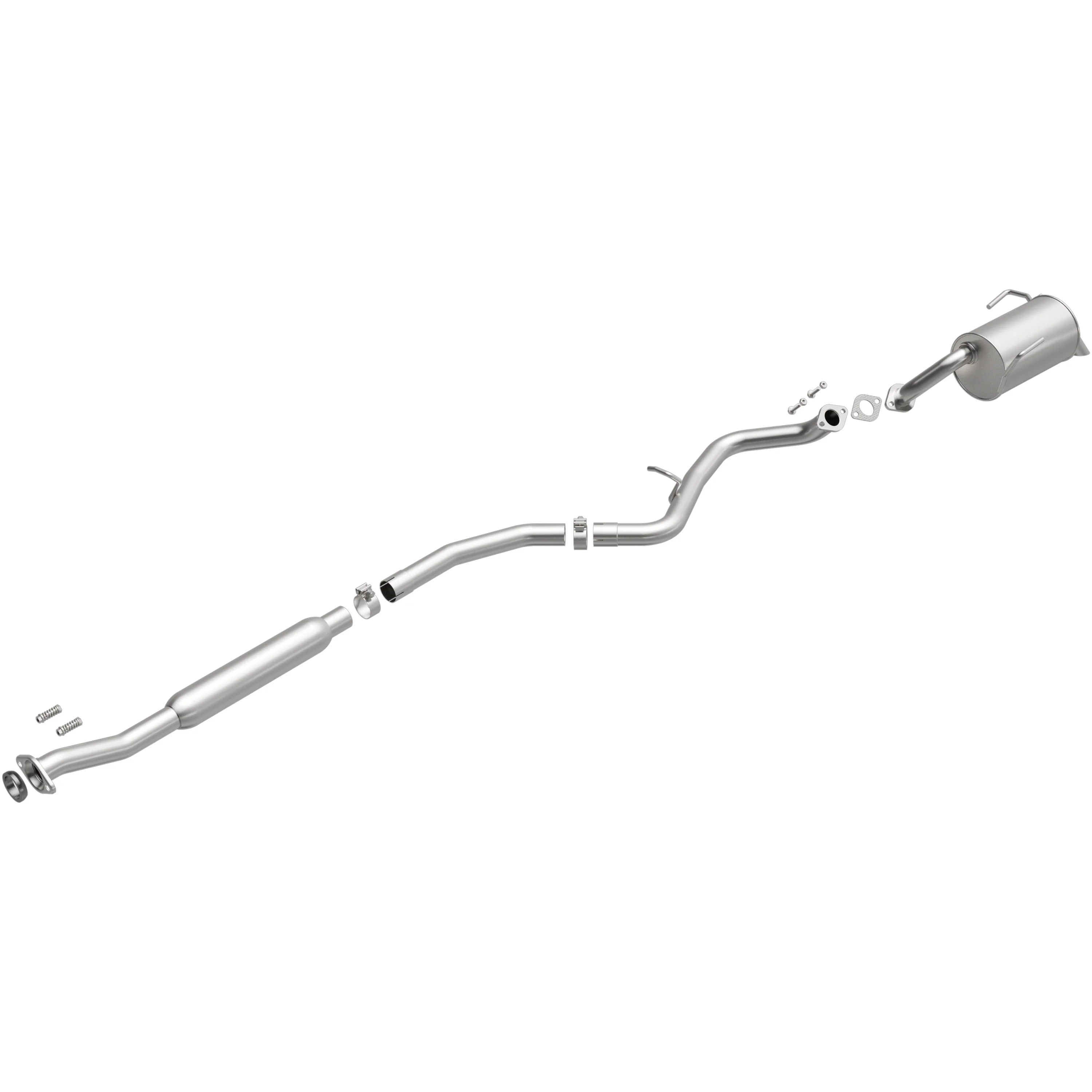 BRExhaust Stainless Steel 2010-2017 Subaru Outback 2.5L Direct-Fit Exhaust System Kit 116-0162 - Image 4