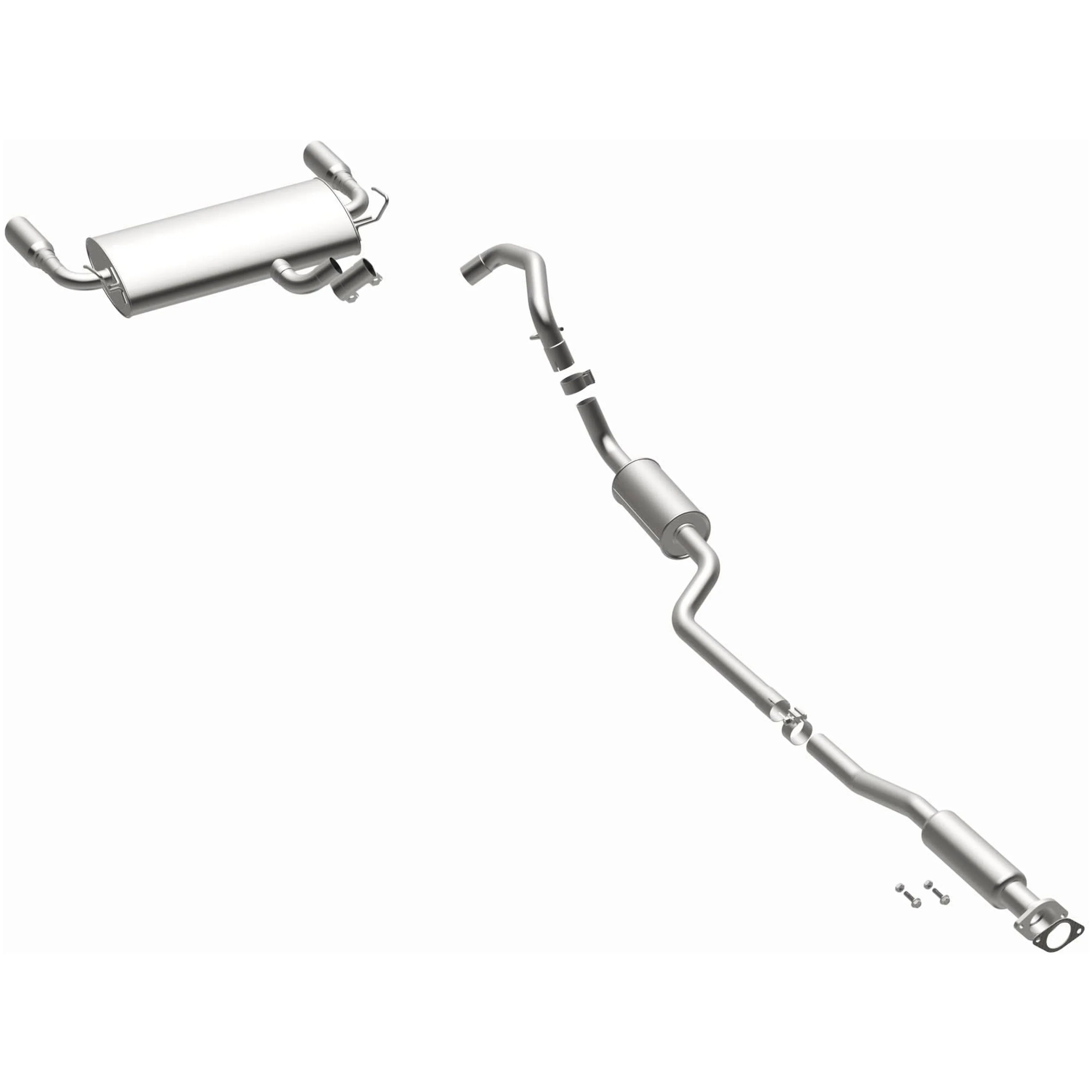 BRExhaust Stainless Steel Direct-Fit Exhaust System Kit 116-0504 - Image 2