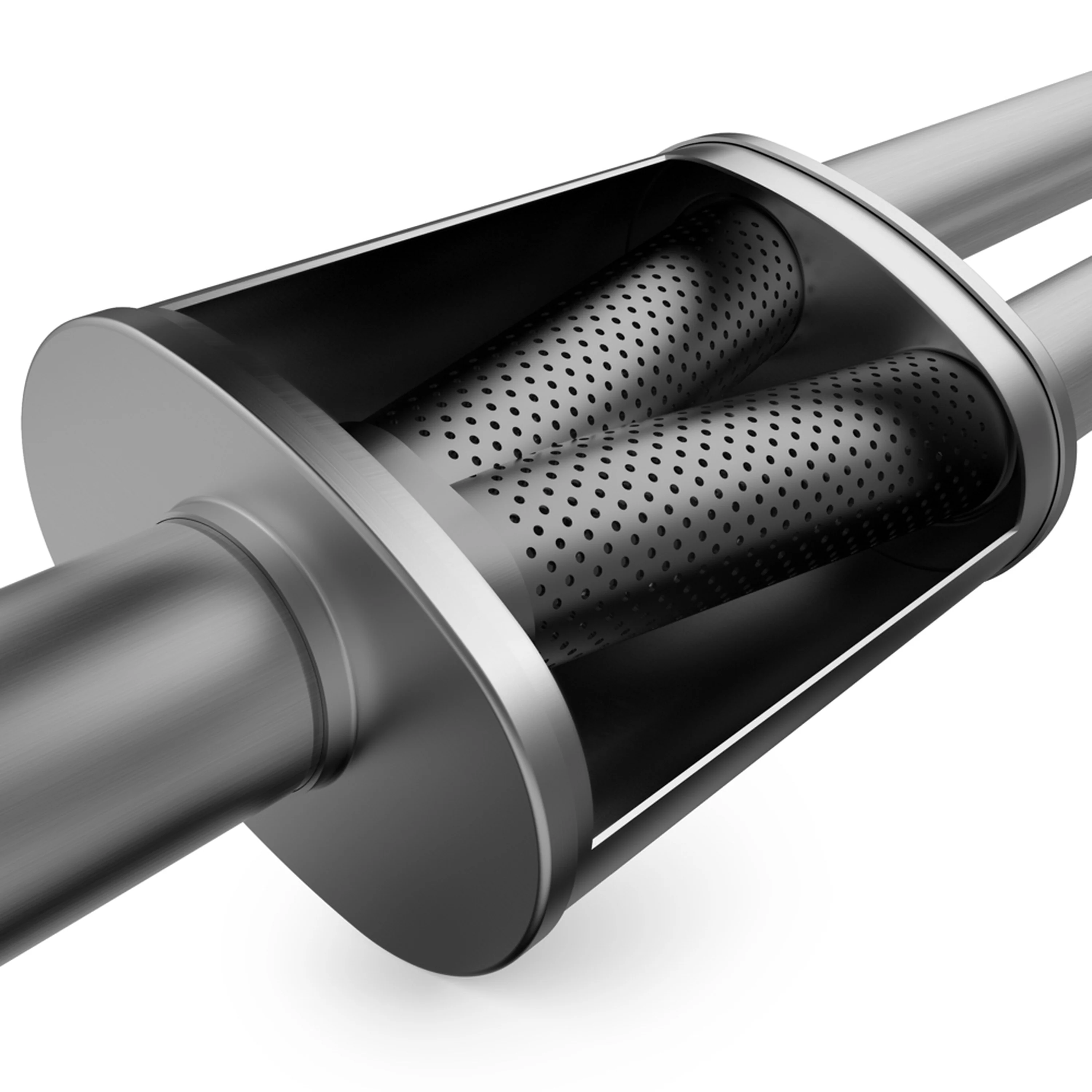 MagnaFlow 5 X 11in. Oval Straight-Through Performance Exhaust Muffler 12587 - Image 5