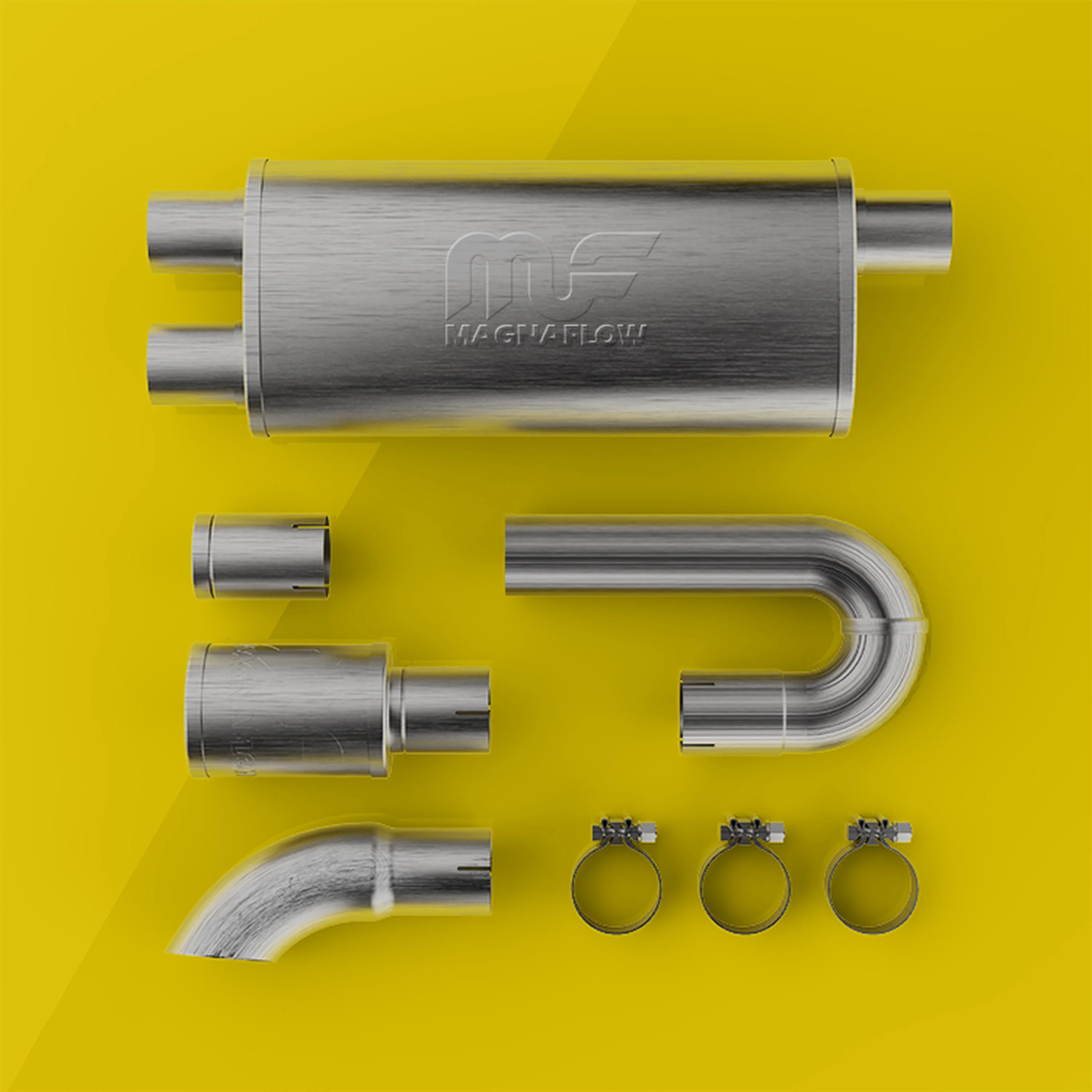 MagnaFlow 5 X 8in. Oval Straight-Through Performance Exhaust Muffler 14006 - Image 5