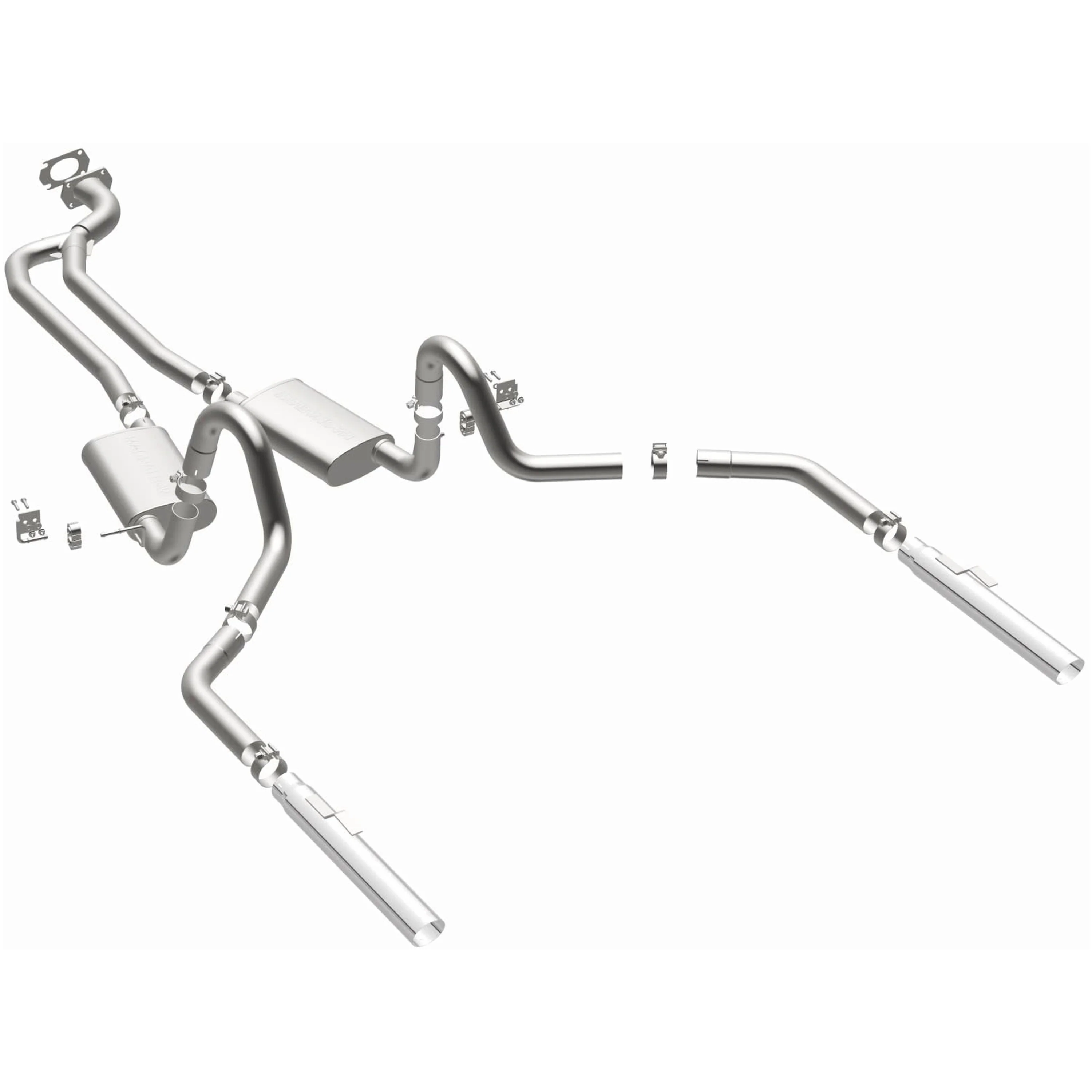 MagnaFlow 1983-1988 Chevrolet Monte Carlo SS 5.0L Street Series Cat-Back Performance Exhaust System 15147 - Image 2
