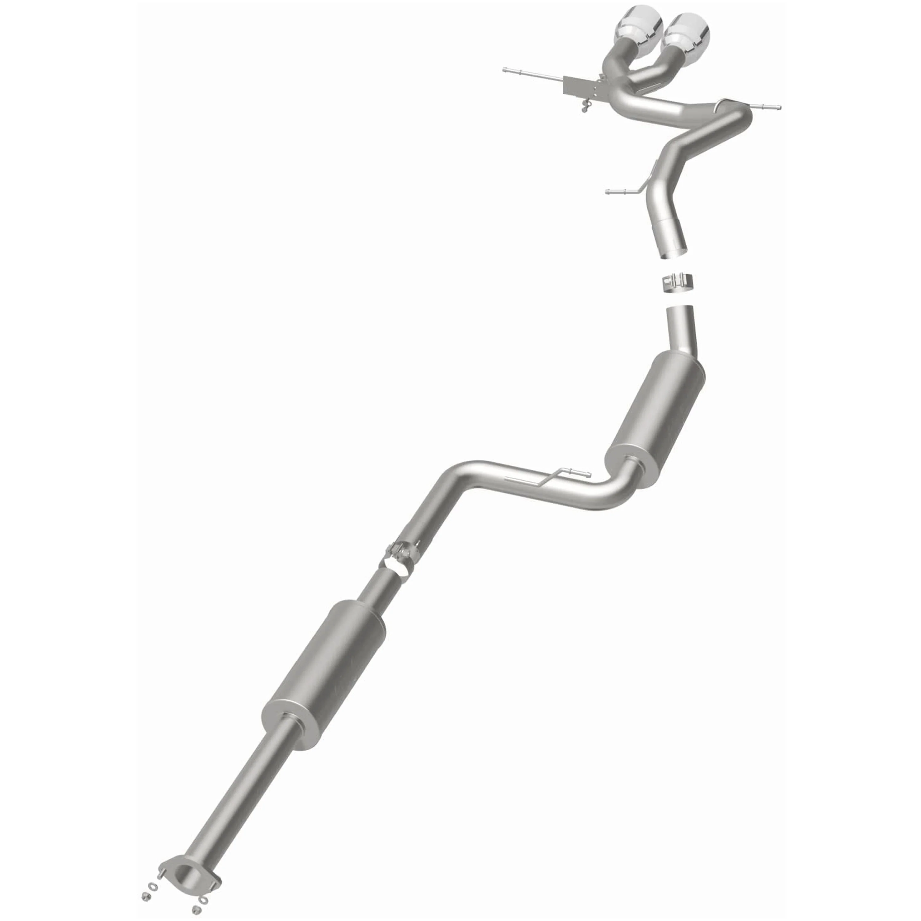 MagnaFlow 2013-2018 Ford Focus ST 2.0L Street Series Cat-Back Performance Exhaust System 15155 - Image 3