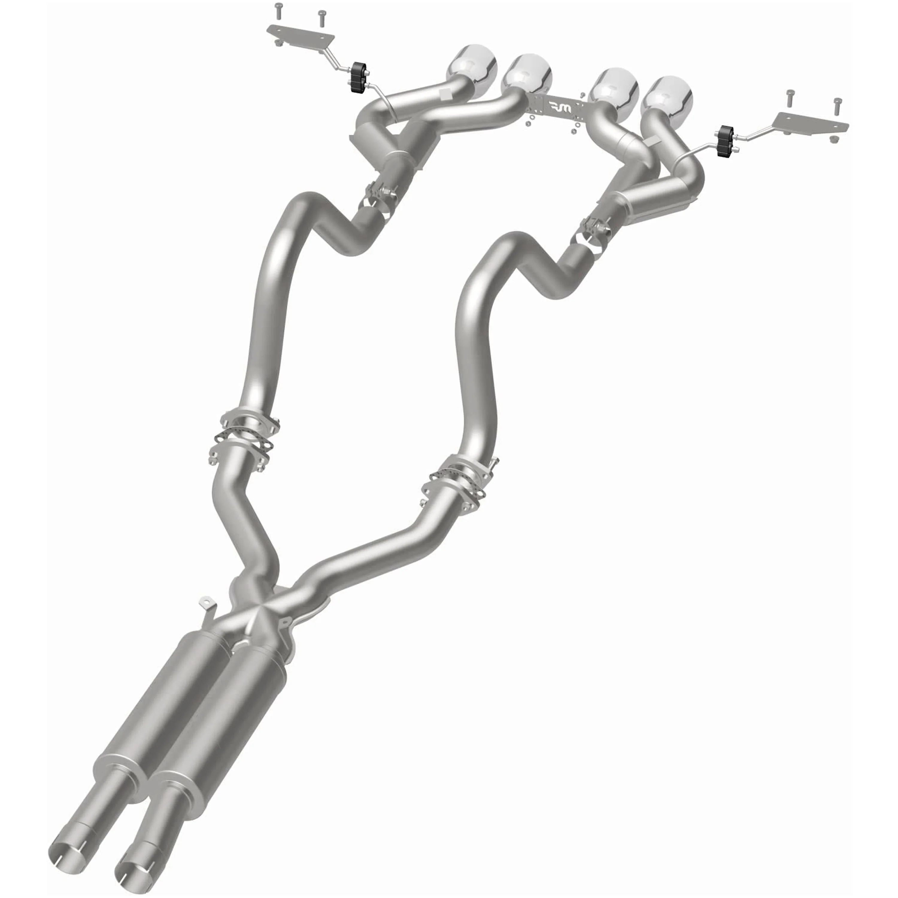 MagnaFlow 2000-2004 Chevrolet Corvette 5.7L Competition Series Cat-Back Performance Exhaust System 15281 - Image 3