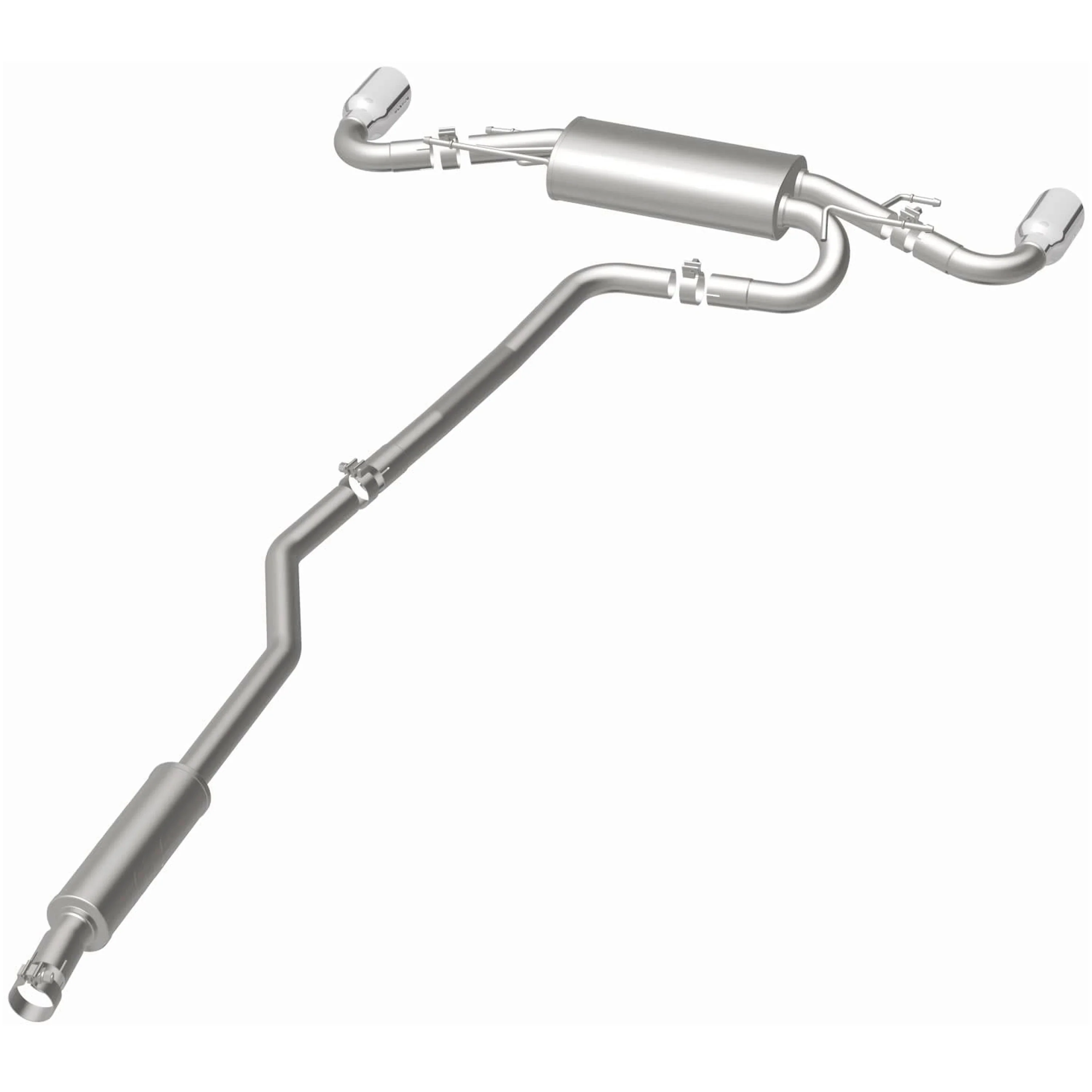 MagnaFlow 2014-2018 Mazda 3 2.5L | 2014-2018 Mazda 3 2.0L Street Series Cat-Back Performance Exhaust System 15297 - Image 3