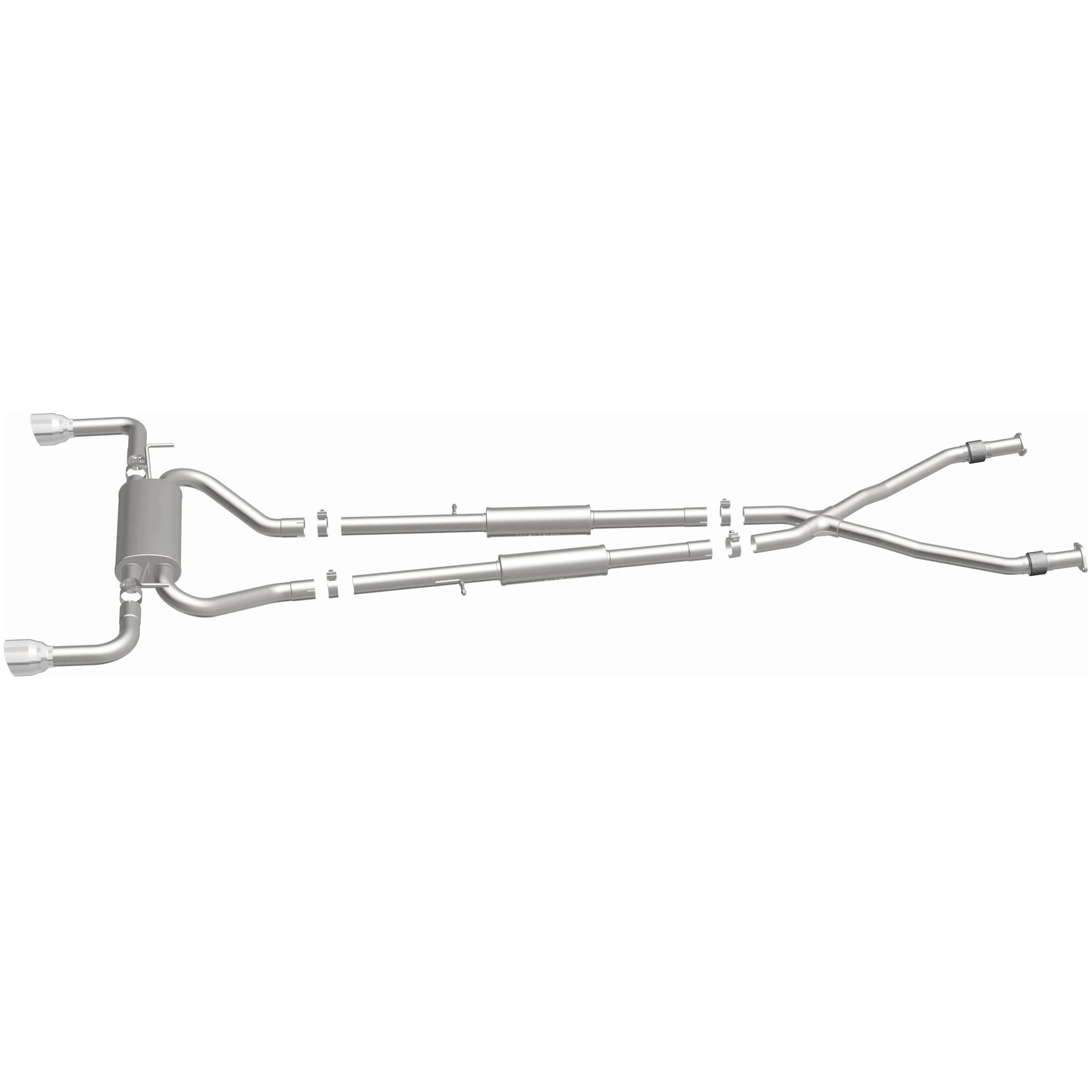 MagnaFlow Street Series Cat-Back Performance Exhaust System 15310 - Image 4