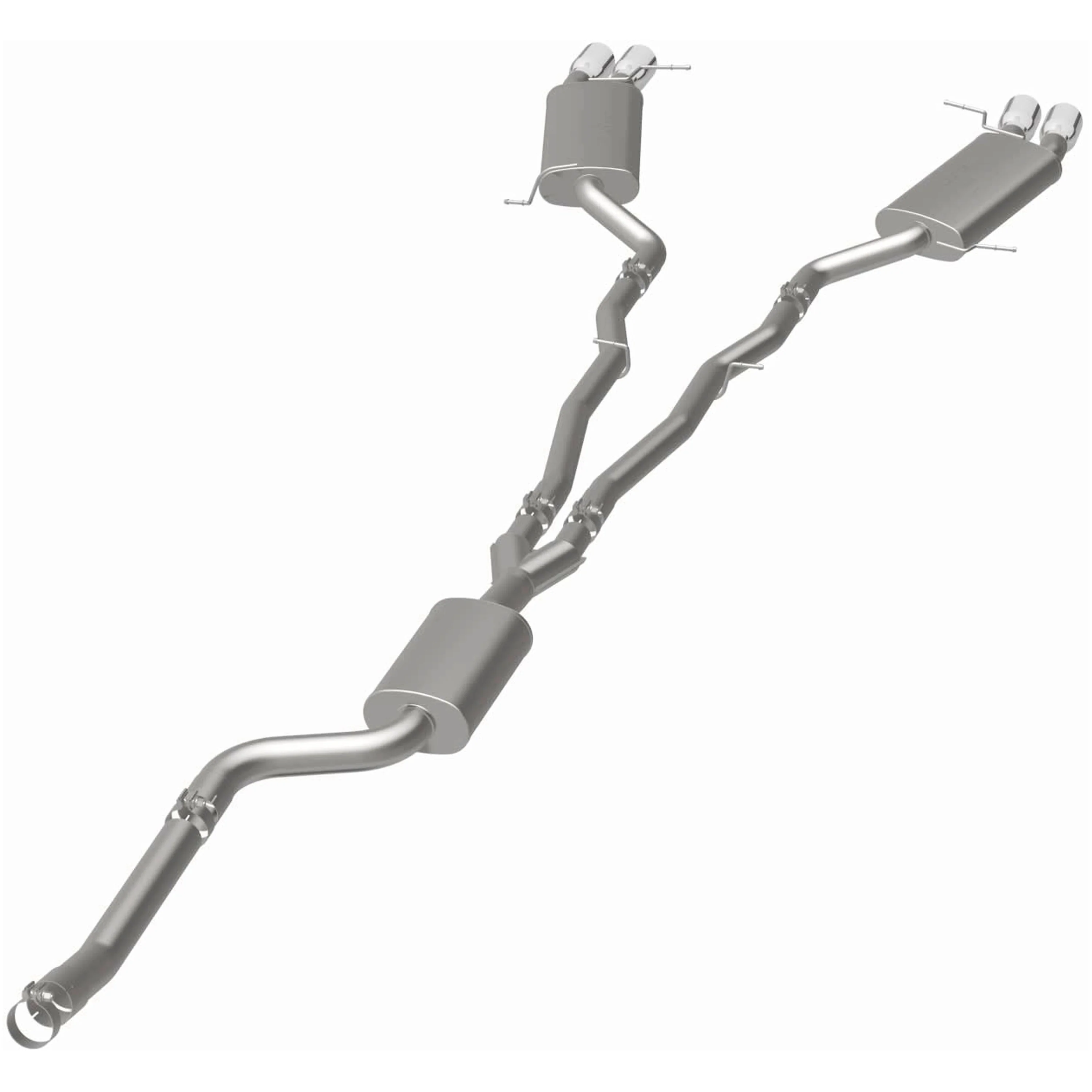 MagnaFlow 2013-2016 BMW 535i 3.0L | 2013-2016 BMW 535i xDrive 3.0L Touring Series Cat-Back Performance Exhaust System 15337 - Image 3
