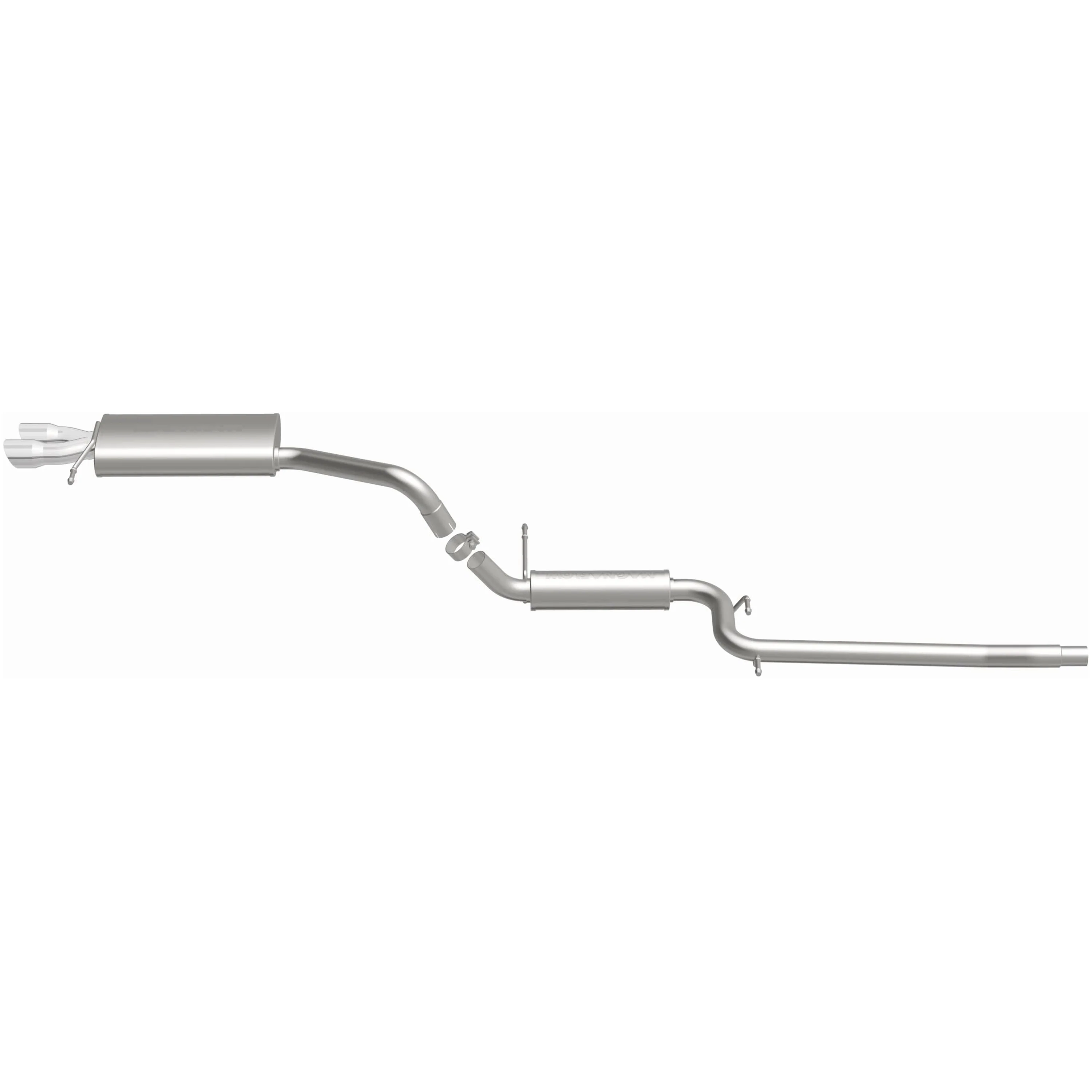 MagnaFlow 2011-2014 Volkswagen Jetta S 2.0L Touring Series Cat-Back Performance Exhaust System 15486 - Image 4