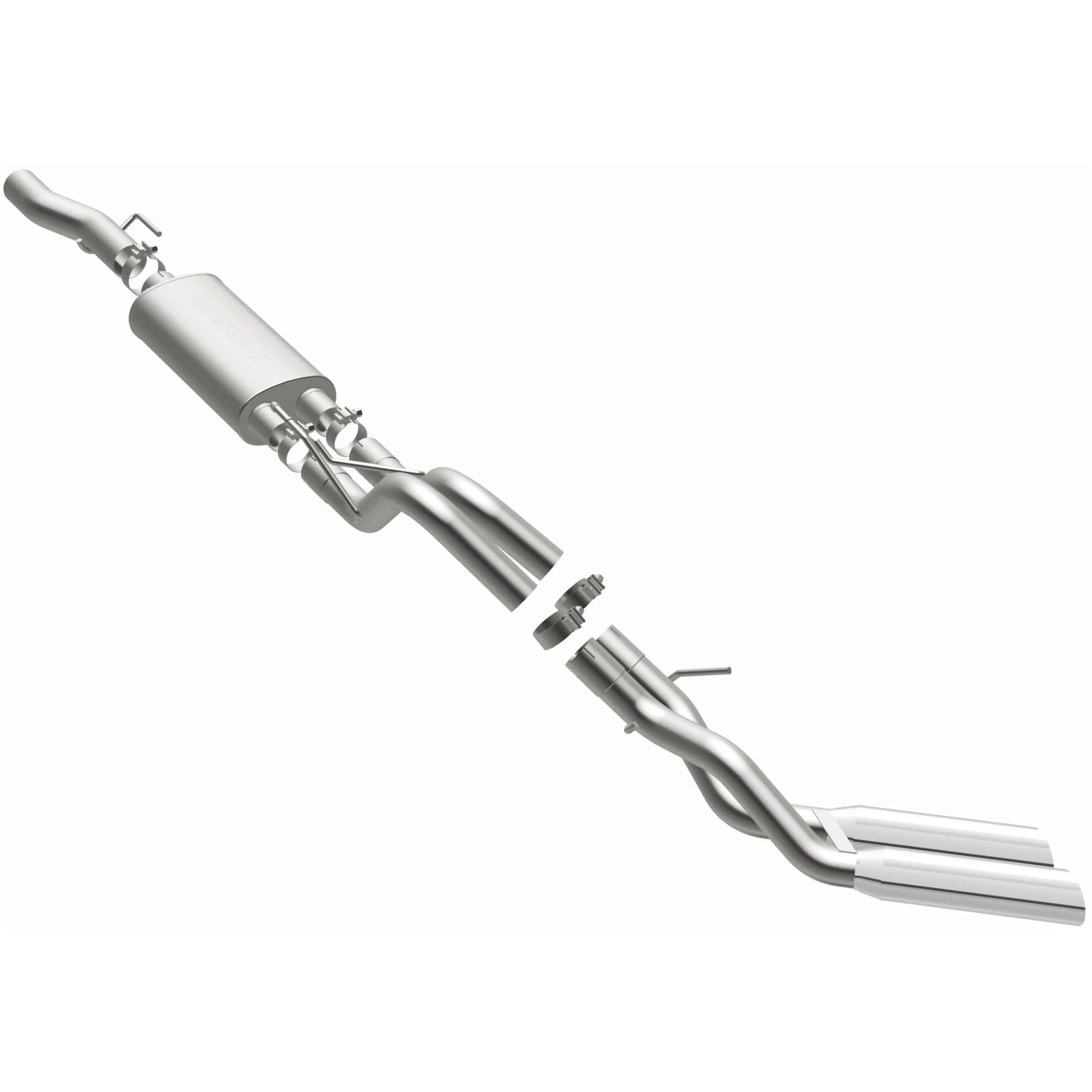 MagnaFlow 2010-2014 Ford F-150 SVT Raptor 6.2L Street Series Cat-Back Performance Exhaust System 15588 - Image 2