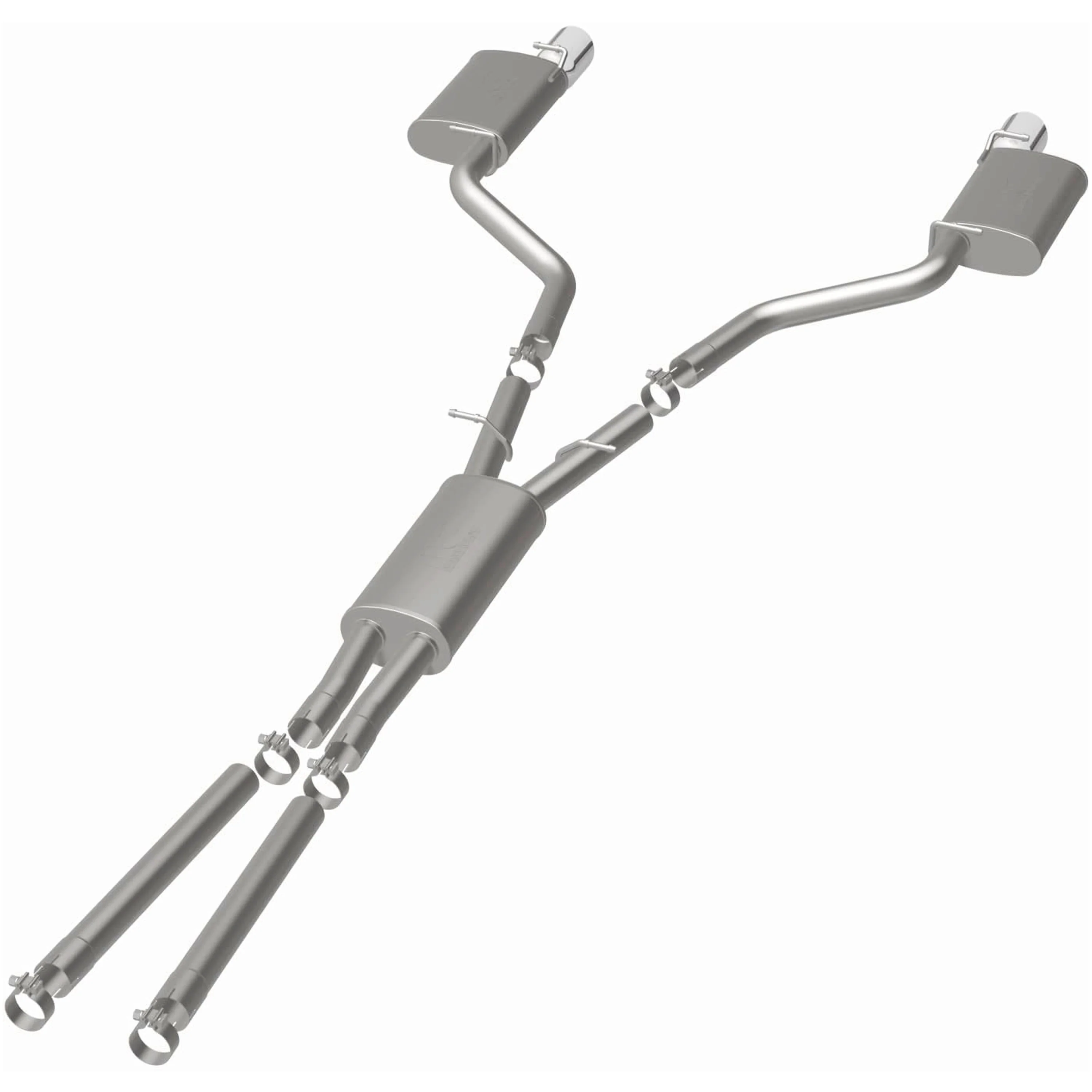 MagnaFlow 2006-2010 Dodge Charger 5.7L | 2005-2008 Dodge Magnum 5.7L Street Series Cat-Back Performance Exhaust System 15628 - Image 3