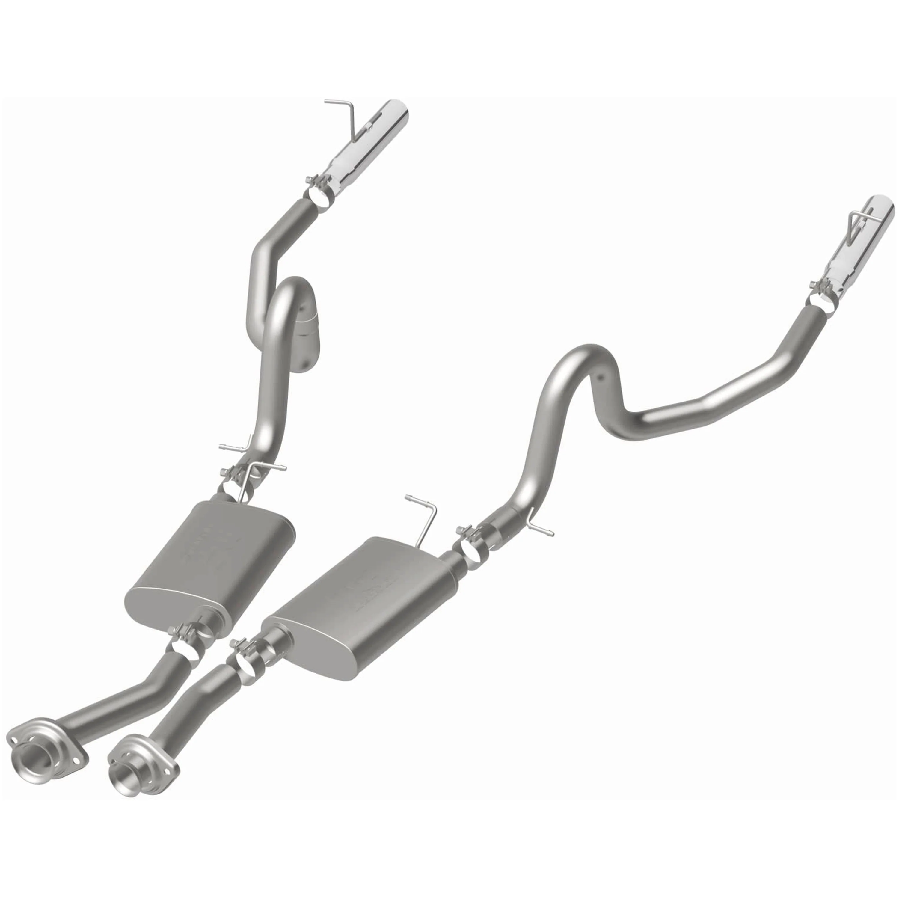 MagnaFlow 1986-1993 Ford Mustang 5.0L Street Series Cat-Back Performance Exhaust System 15630 - Image 3