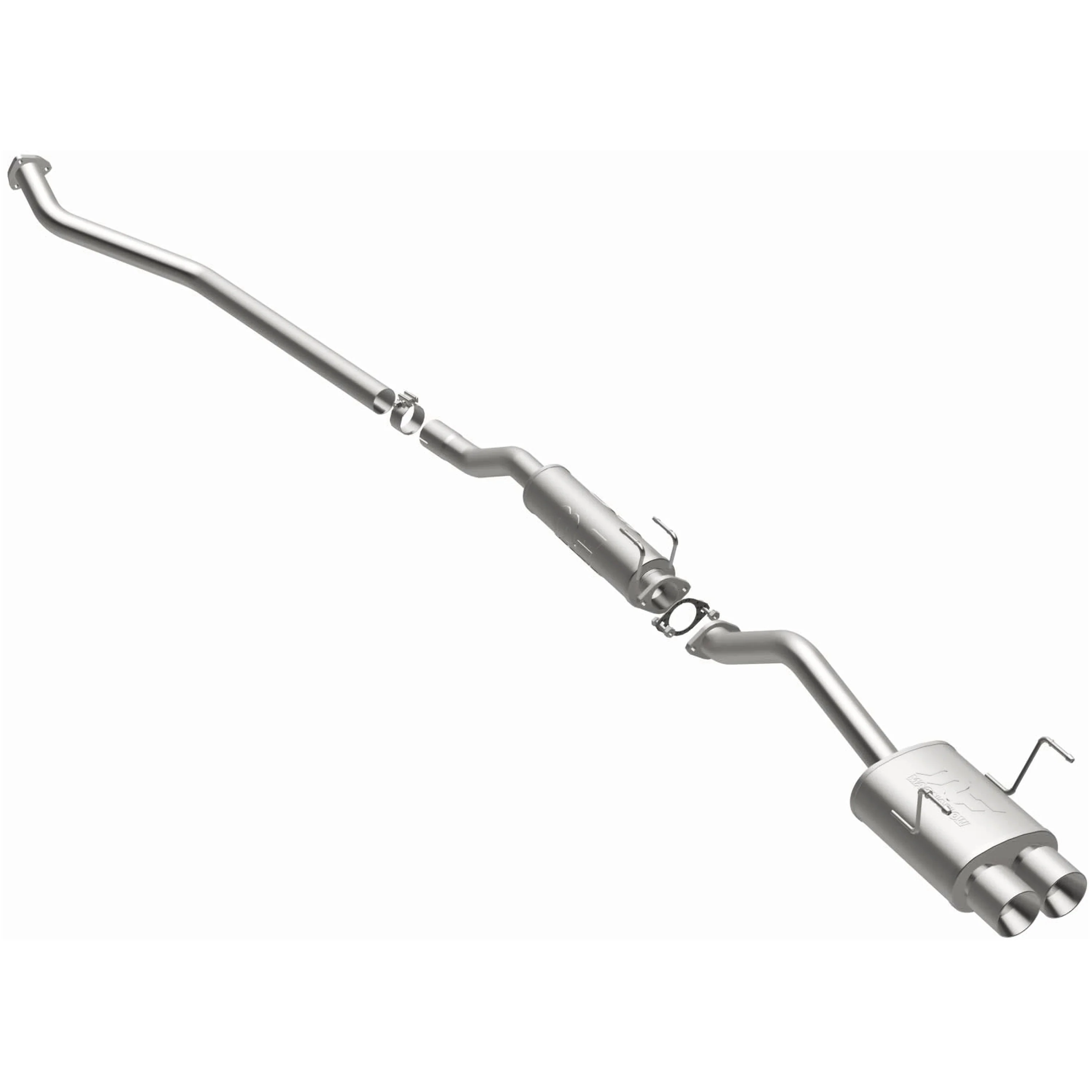 MagnaFlow 2002-2005 Honda Civic Si 2.0L Street Series Cat-Back Performance Exhaust System 15757 - Image 2