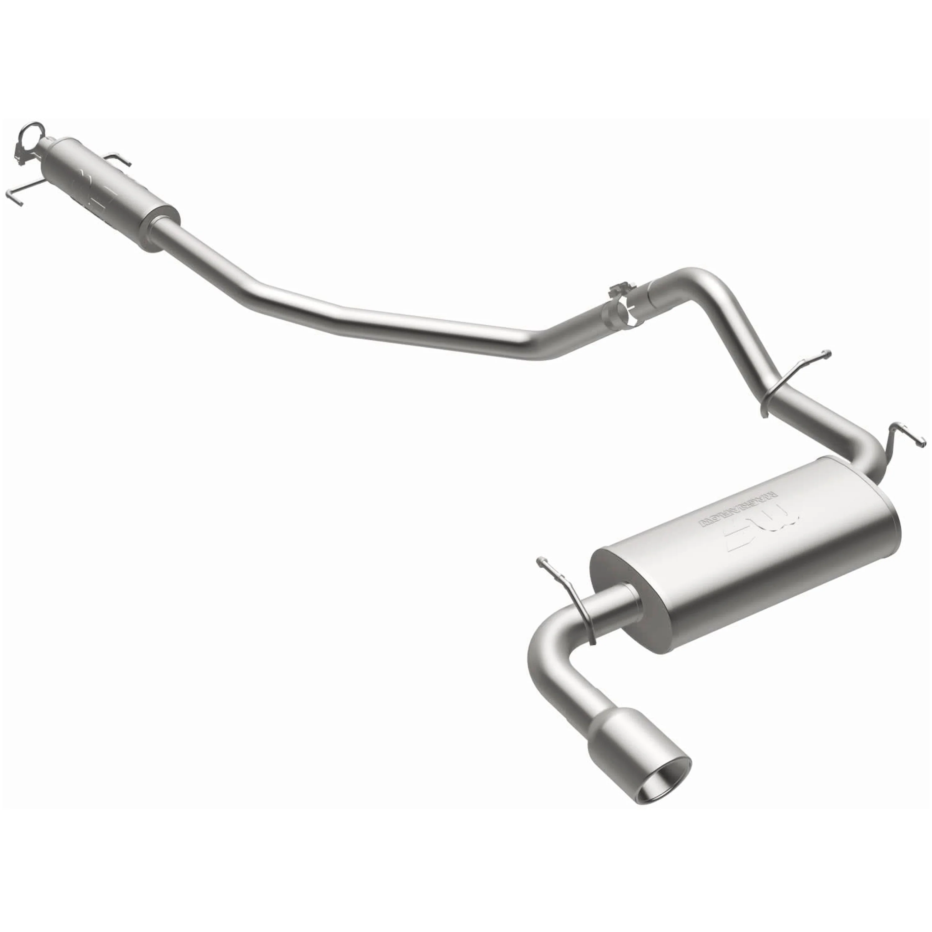 MagnaFlow 2003-2008 Pontiac Vibe 1.8L | 2003-2008 Toyota Matrix 1.8L Street Series Cat-Back Performance Exhaust System 15759 - Image 2